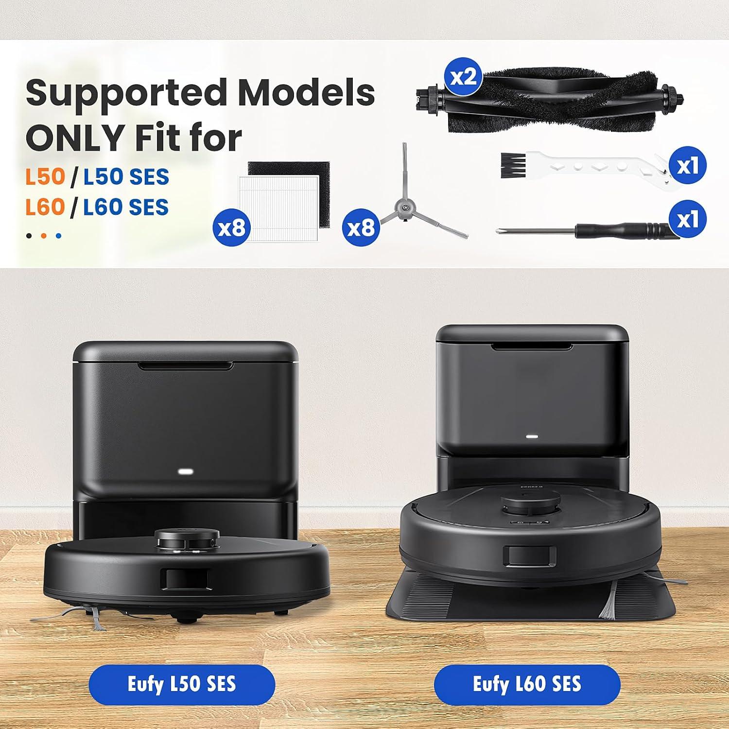 Kit de Accesorios para Robot Aspirador eufy L50 L60 - 20 Piezas