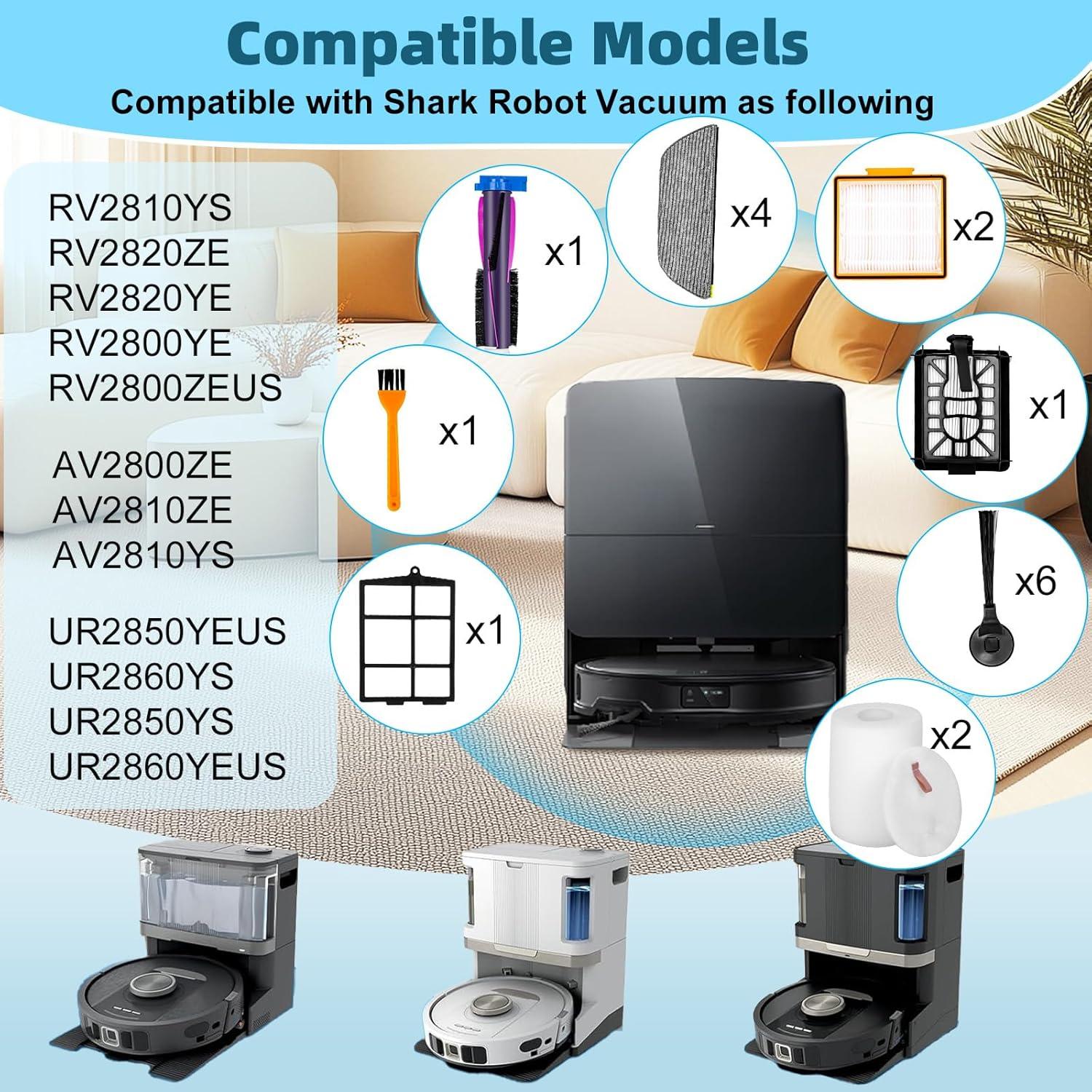 Kit de Repuestos para Aspiradora Robot Shark AV2800 - 18 Piezas