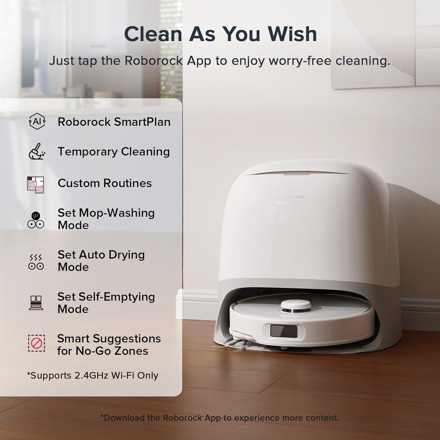 Robot Aspiradora y Mopa roborock Qrevo Curv S5X 17000Pa