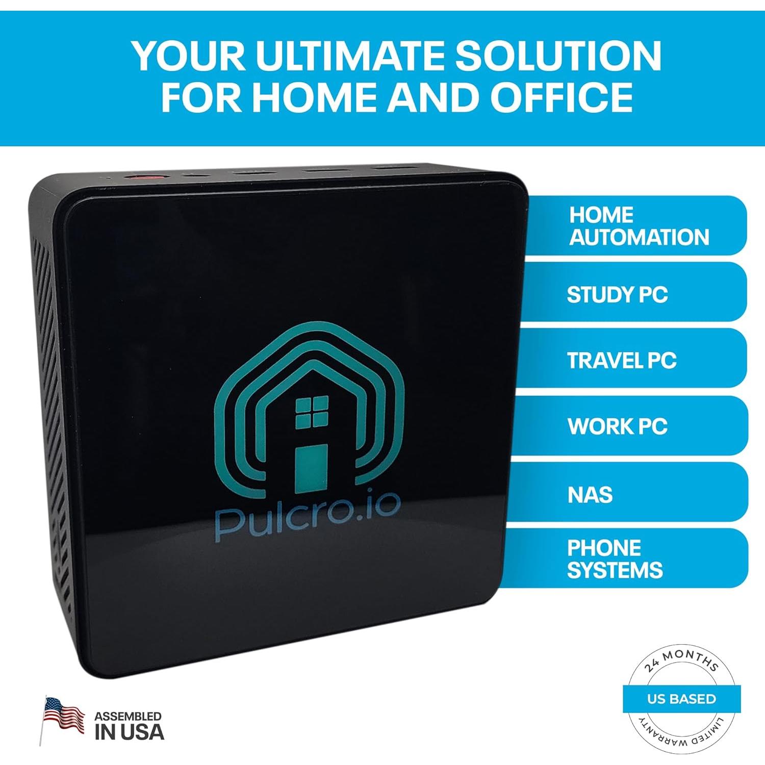 Mini PC Pulcro TK Two | Intel N100, 16GB RAM, 256GB SSD, 4K