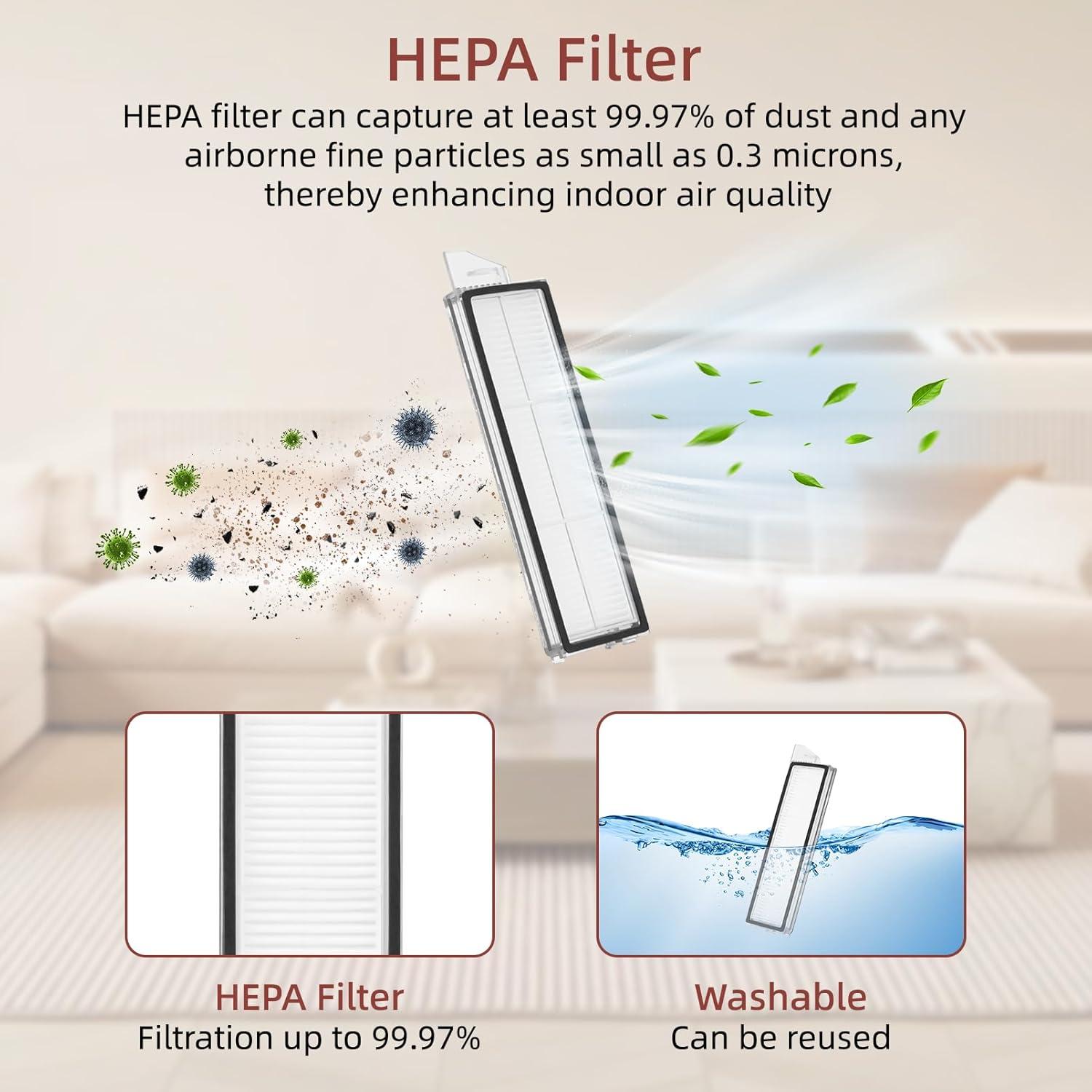 36 Accesorios Wulwun para Roborock S8 MaxV Ultra Robot Aspiradora