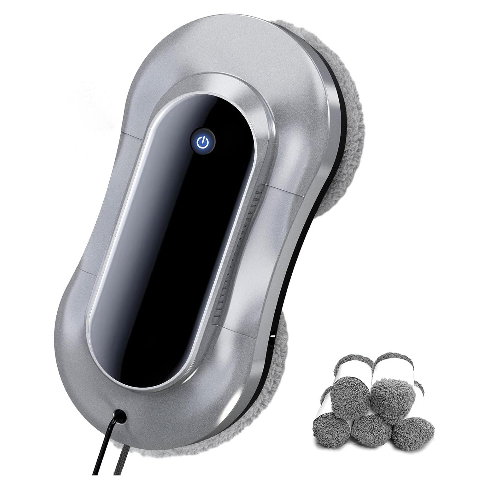 Robot Limpiador de Ventanas eTRY X11, Doble Rocío, AI, 70ml