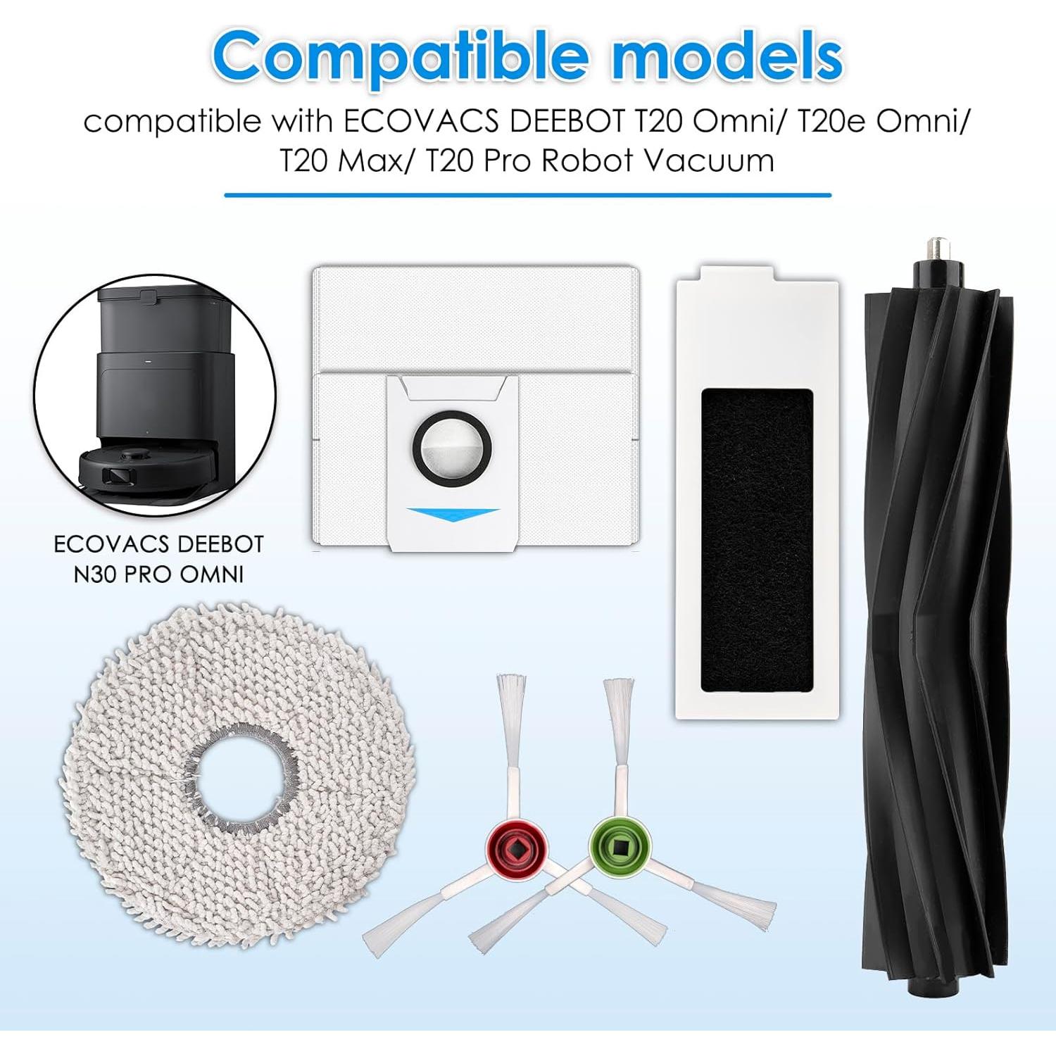 Kit de Accesorios 21 Piezas COWINORY para ECOVACS DEEBOT T20