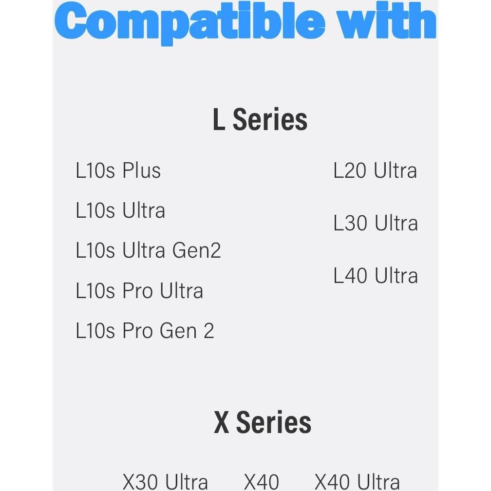 Piezas de Repuesto BBT BAMBOOST para Dreame X40 Ultra y L10s