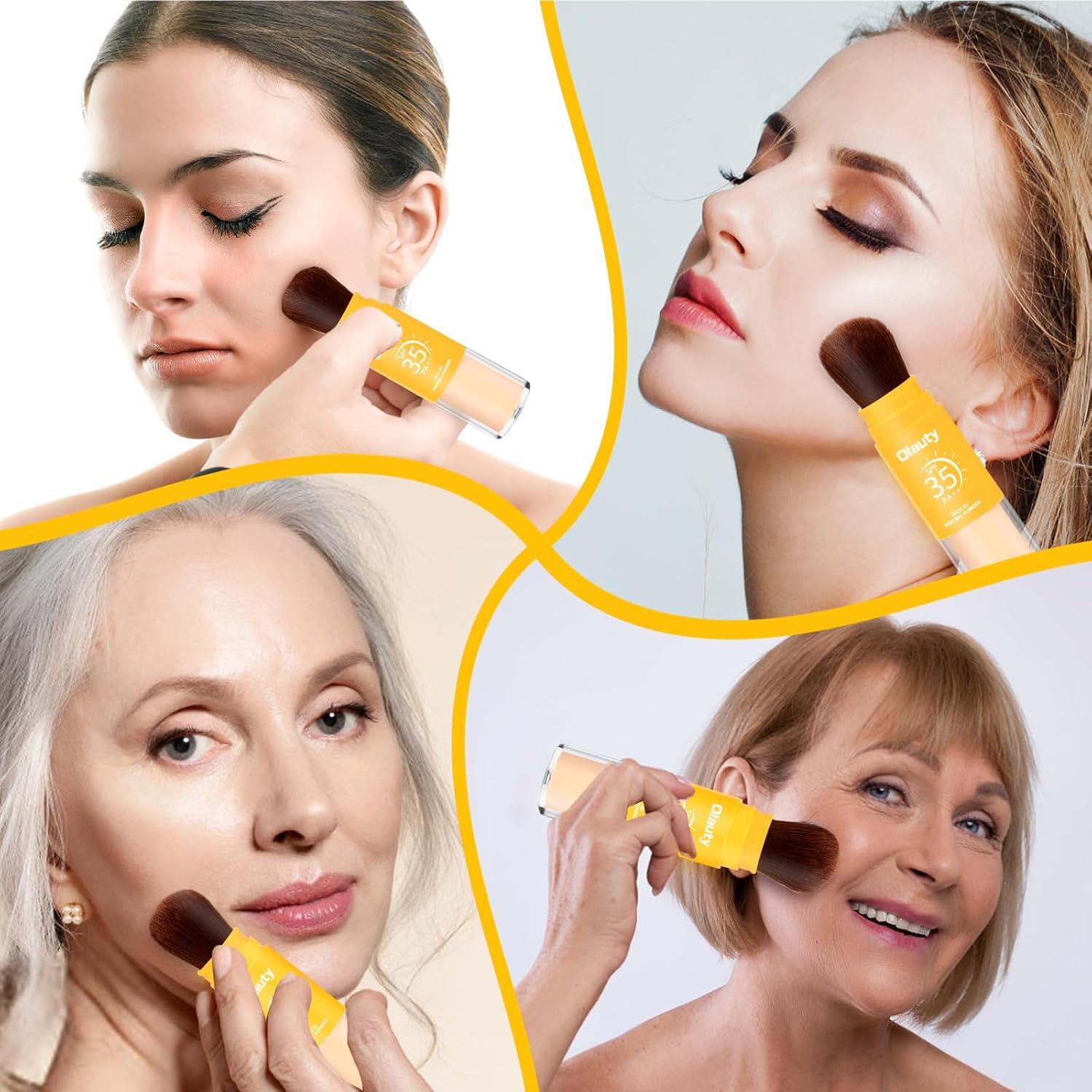 Polvo Fijador Mineral SPF 35 Firstfly 20g - Acabado Mate Natural