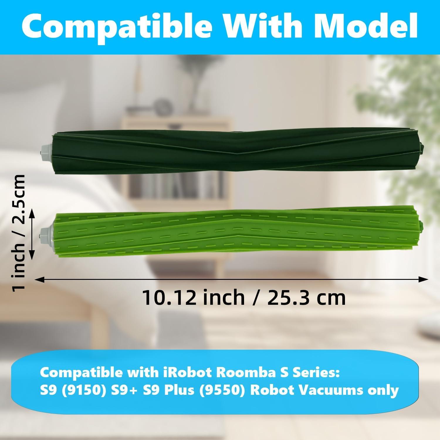 Set de Cepillos de Goma Multi-Superficie para iRobot Roomba S9