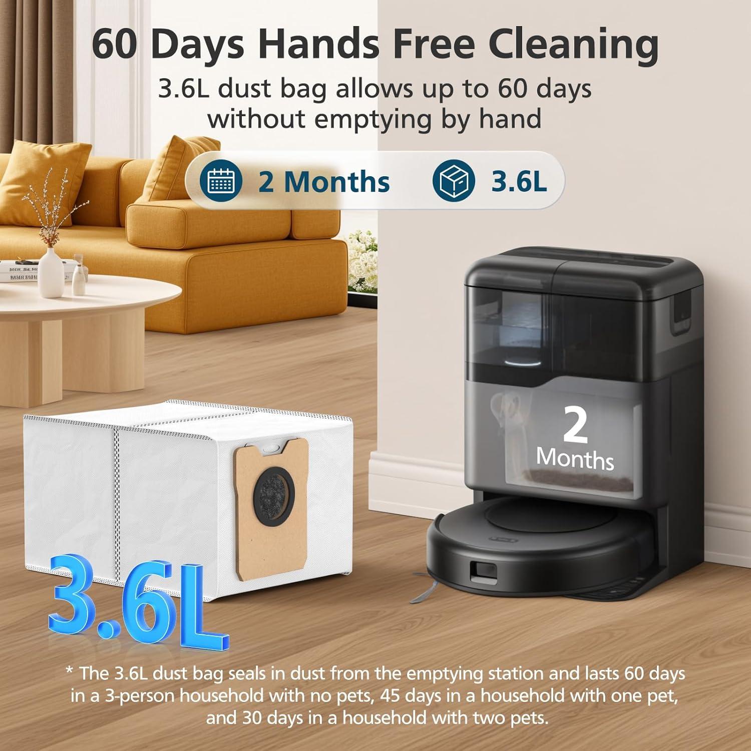 18 Bolsas de Polvo Lacvik para eufy Omni C20 C10 3.6L