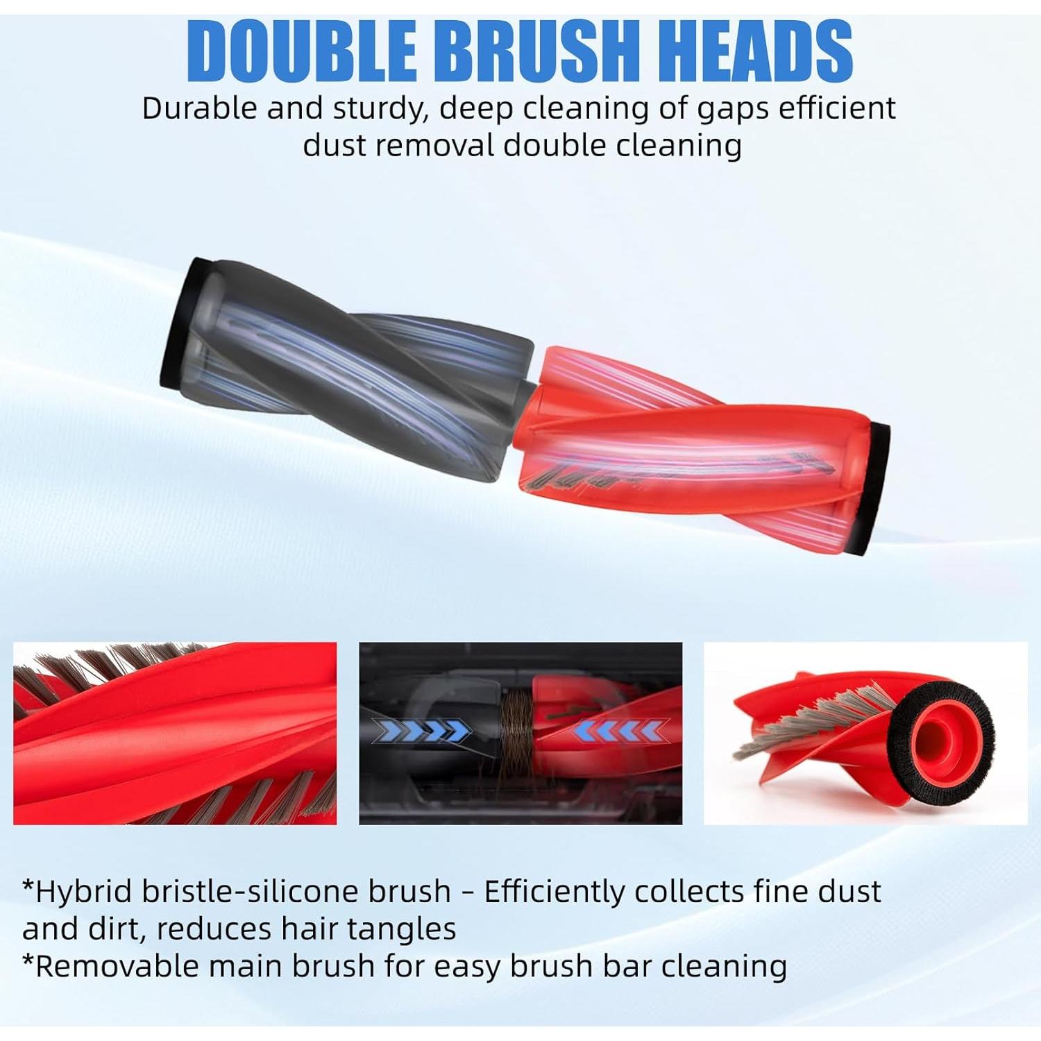 20 Piezas Repuesto Wulwun para Aspiradora Roborock Saros10R