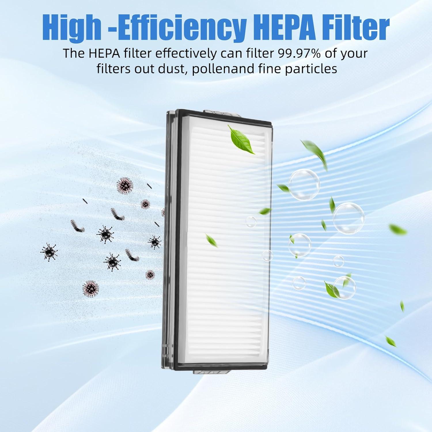 20 Piezas Repuesto Wulwun para Aspiradora Roborock Saros10R