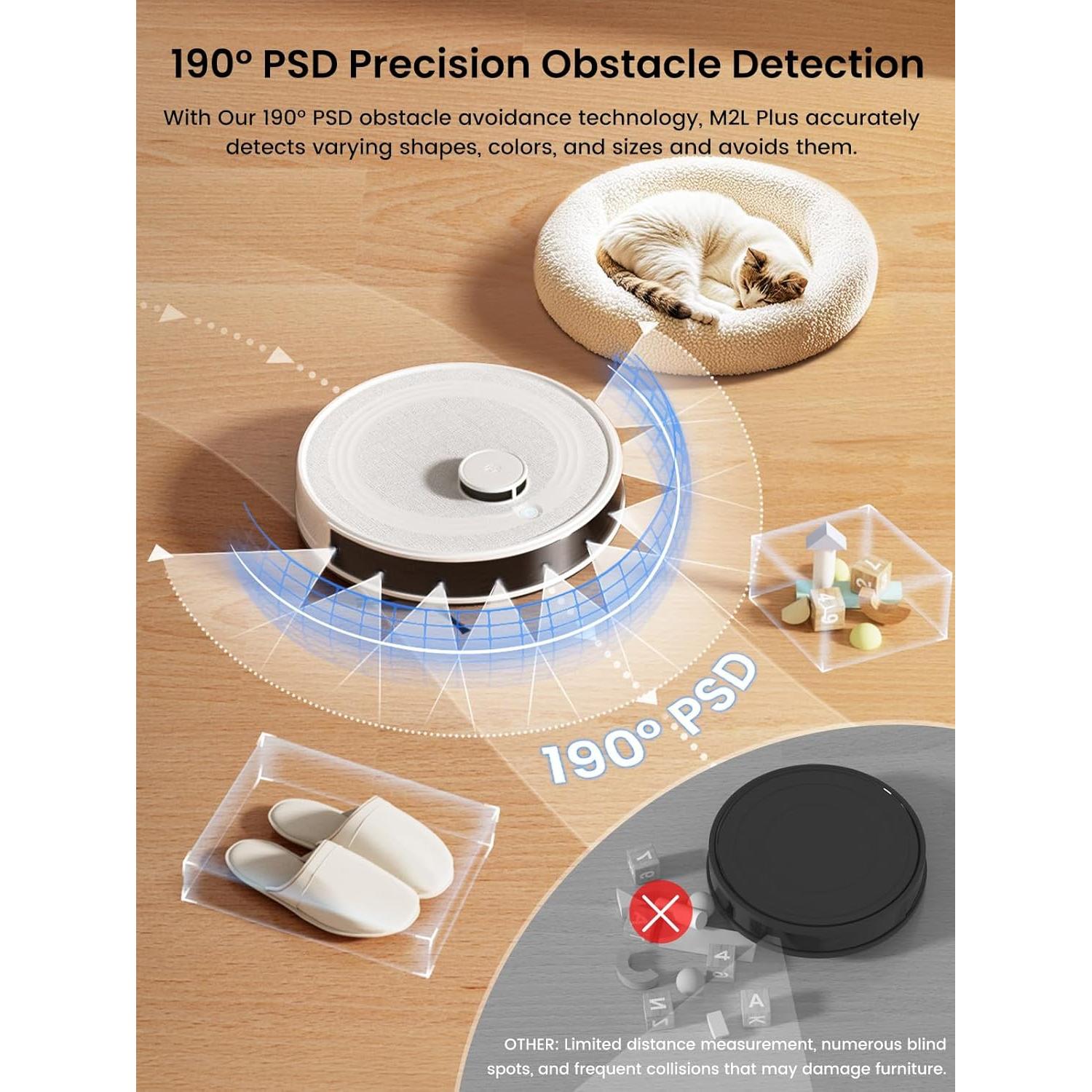 Aspiradora Robótica Lefant M2L Plus con Navegación LiDAR