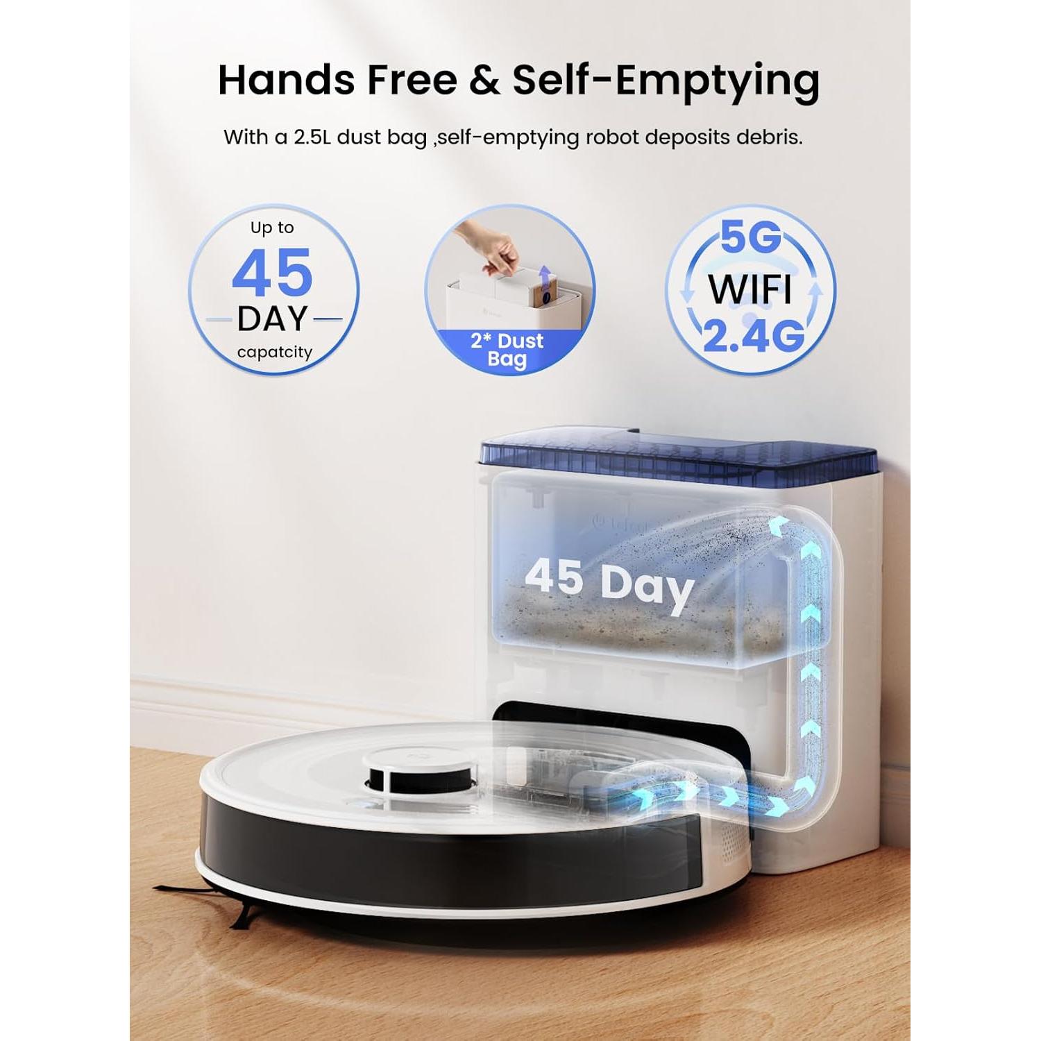 Aspiradora Robótica Lefant M2L Plus con Navegación LiDAR