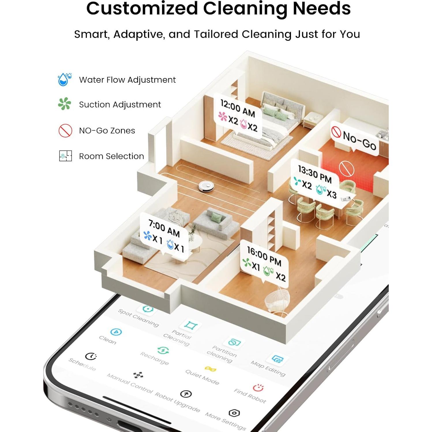 Aspiradora Robótica Lefant M2L Plus con Navegación LiDAR