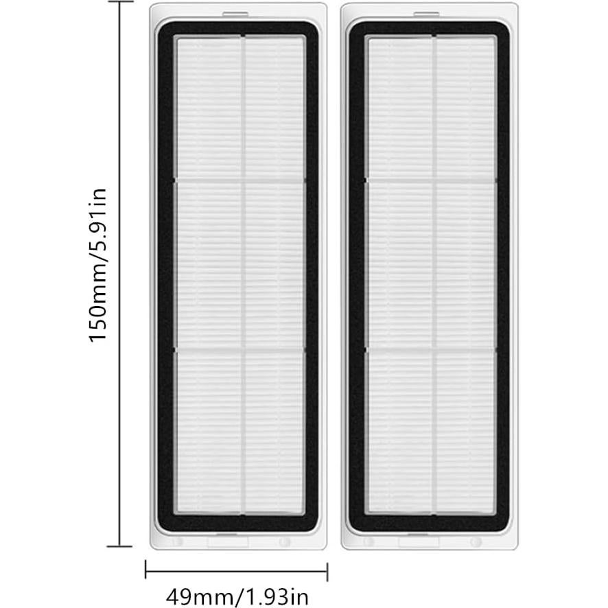Filtro HEPA 4 Pack LEHANGOK para Aspiradora Dreame L10S
