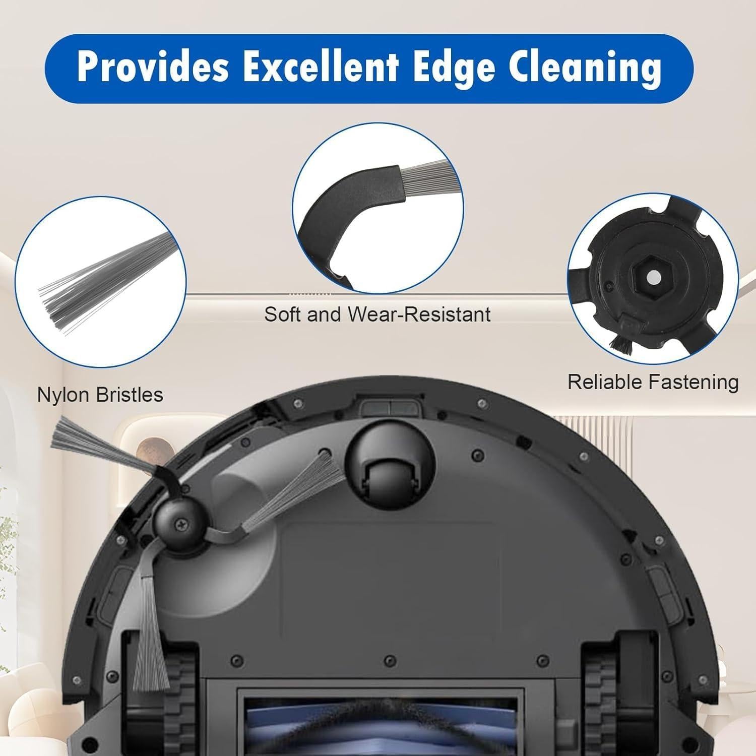 Kit de Repuestos para eufy Robot Vacuum C10 - 10 Filtros y Cepillos