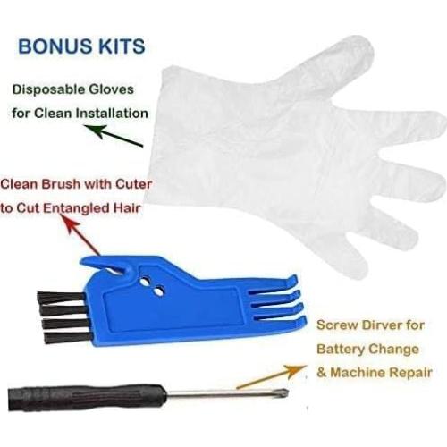 Kit de Repuestos para eufy Robot Vacuum C10 - 10 Filtros y Cepillos