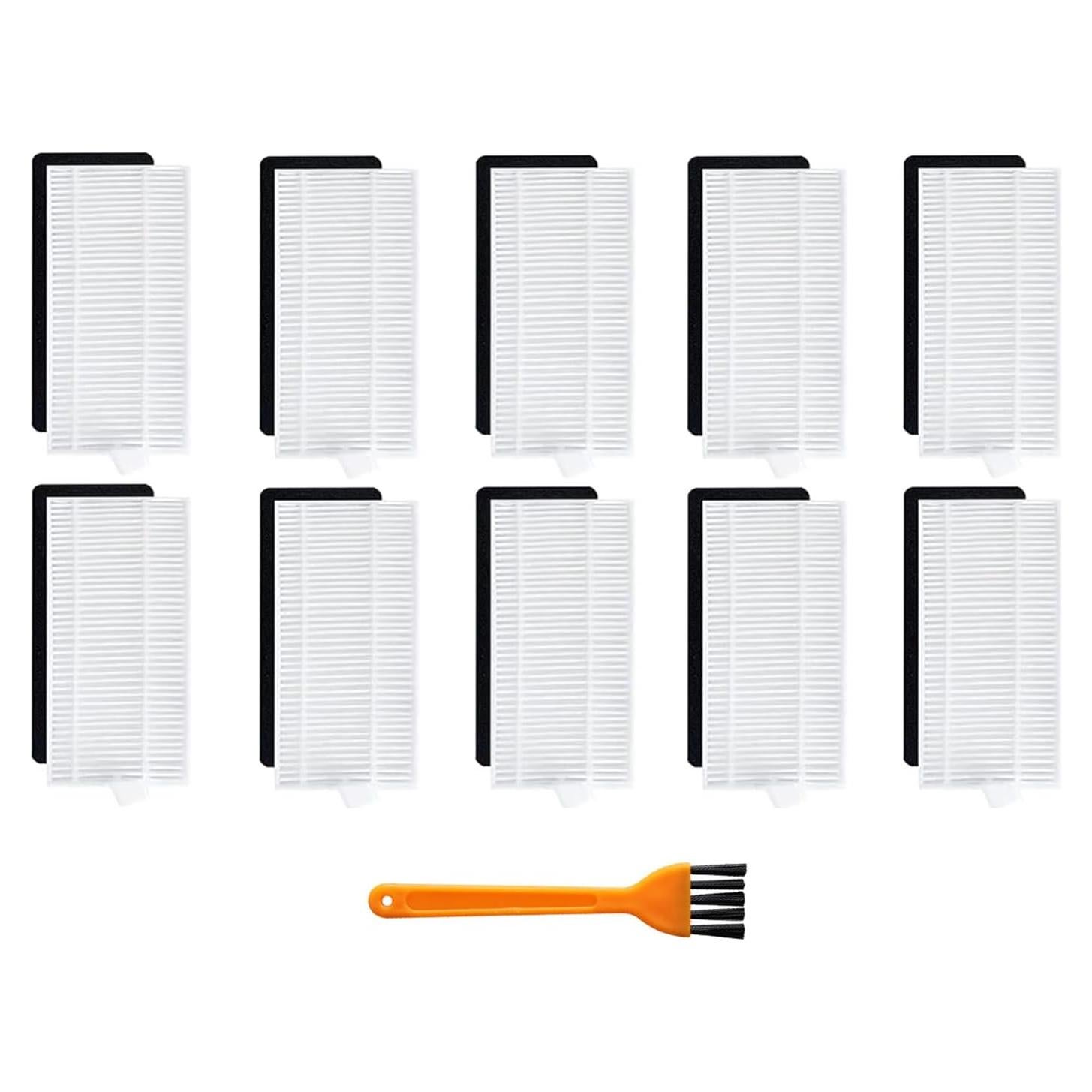 10 Filtros HEPA Lavables Chuancheng para Aspiradoras Robóticas