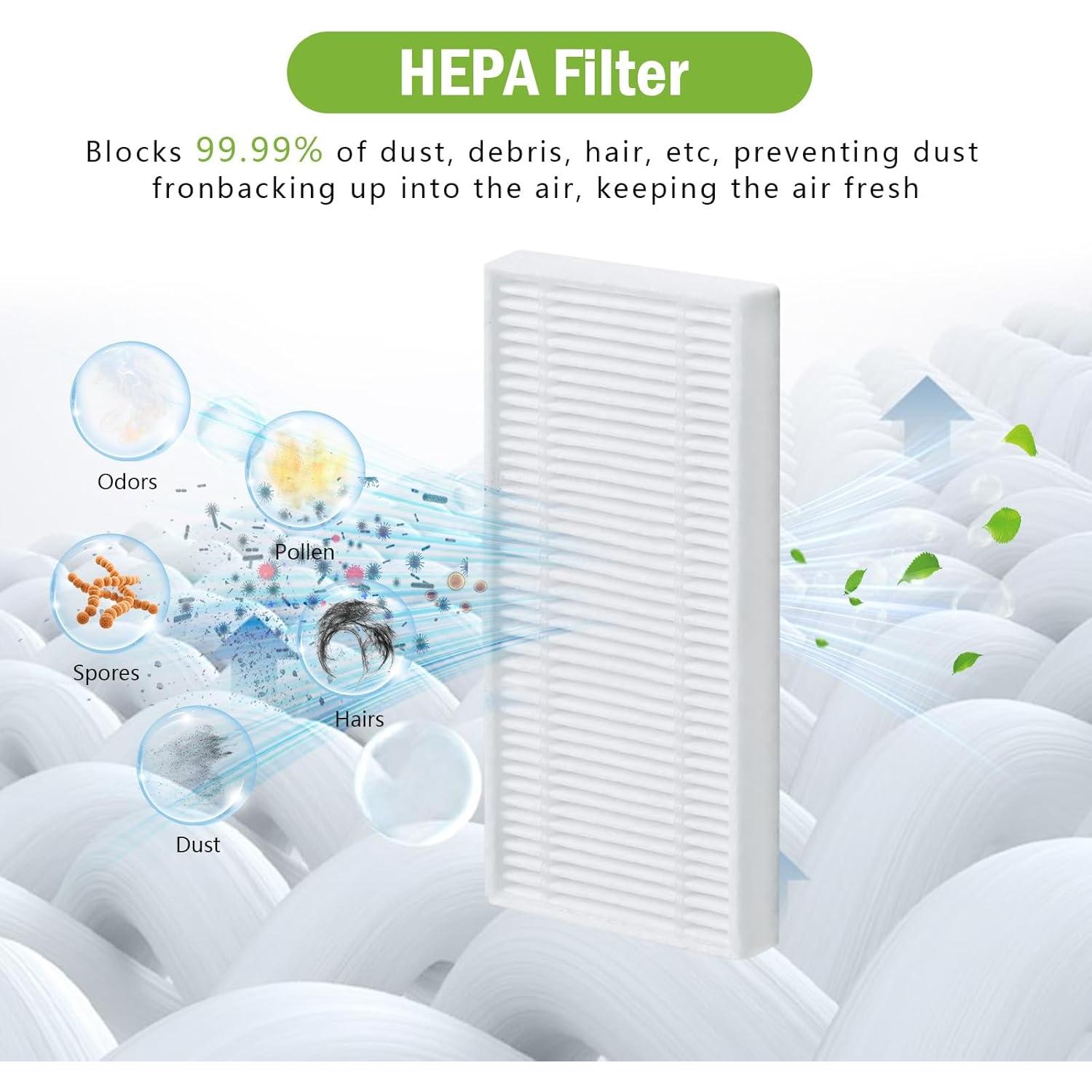 Kit de Accesorios 26 Piezas Eufy Omni C20 - Filtros, Cepillos y Paños