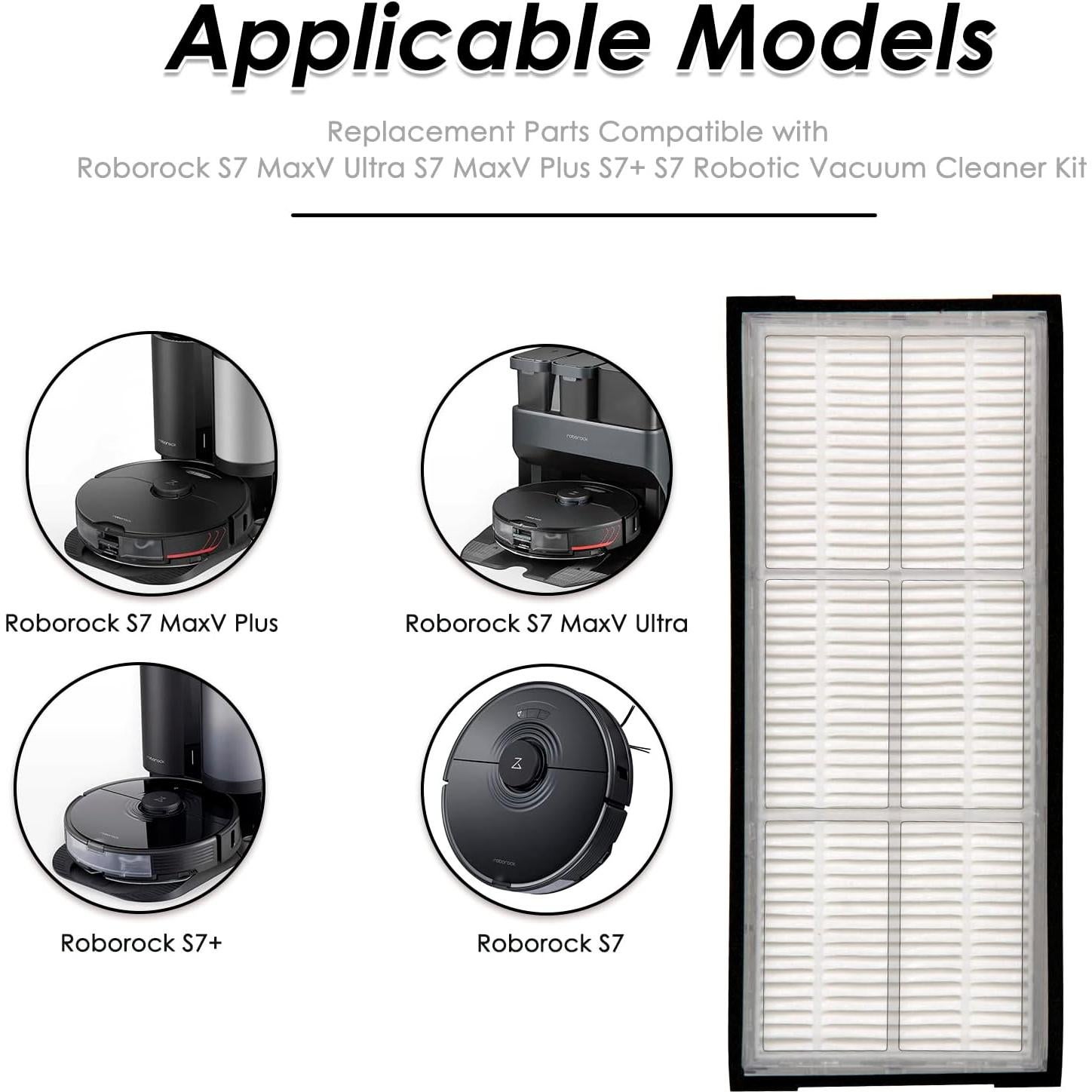 16 Filtros HEPA para Aspiradora Roborock S7 S8 - CHAIN PEAK