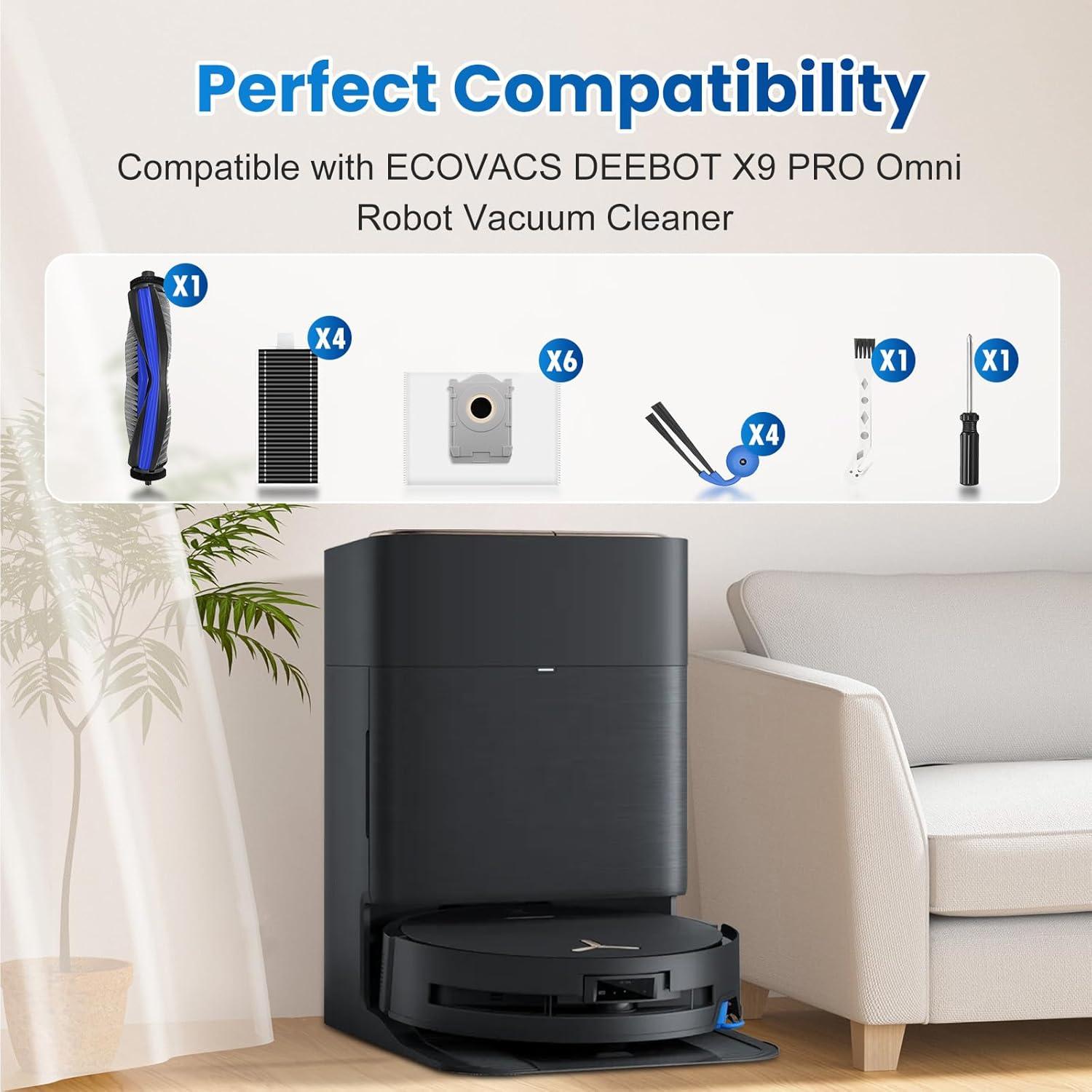 Kit de Accesorios de Reemplazo ECOVACS DEEBOT X9 Pro Omni