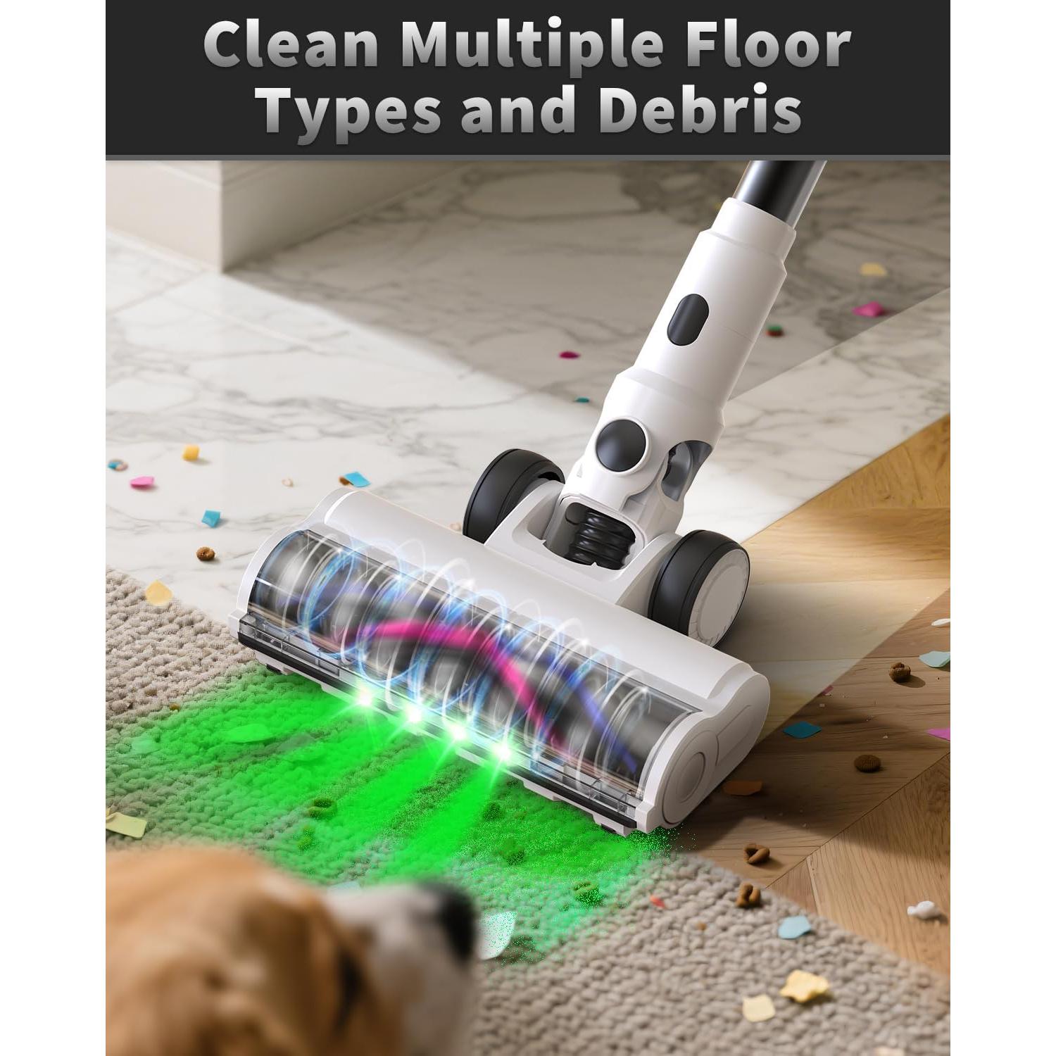 Aspiradora Inalámbrica NuYupo DHC200 550W 110 Min Carga Rápida