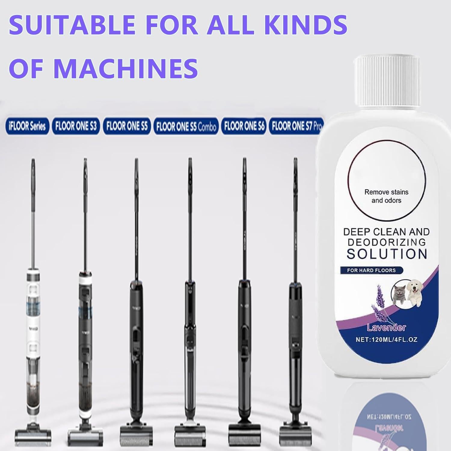 Limpiador de Pisos NGPCLYINYI 240ml para Aspiradoras Robots