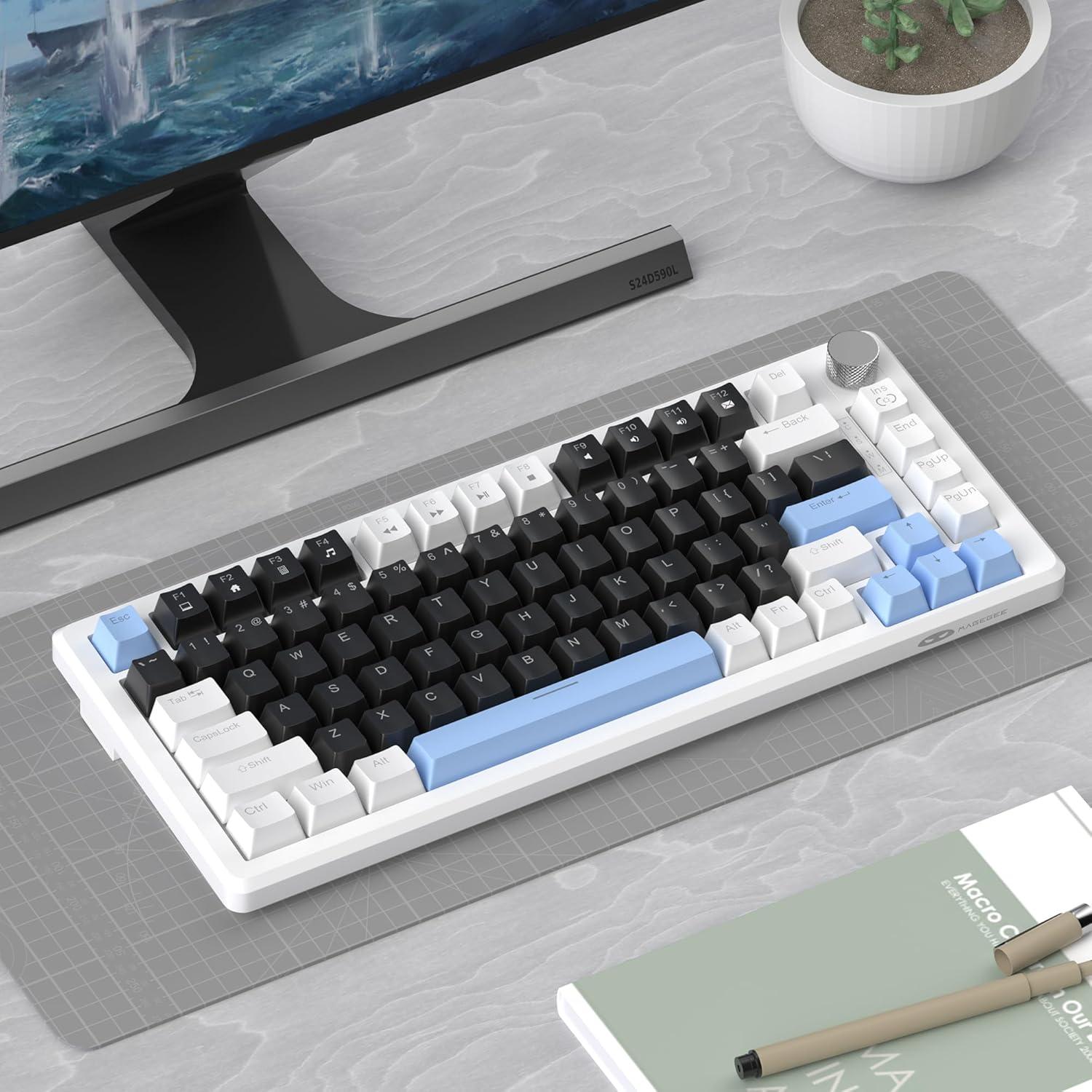 Teclado Mecánico Compacto 75% MageGee STAR75 Retroiluminado