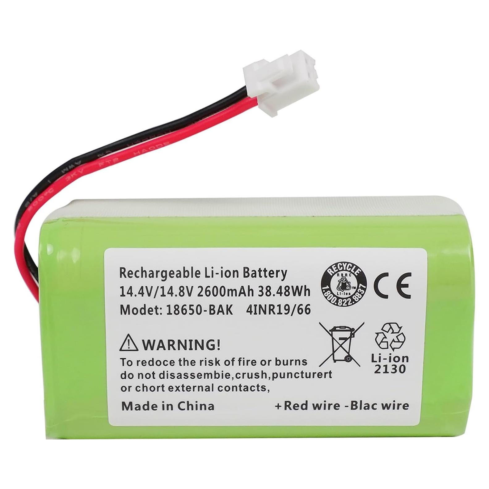 Batería de Reemplazo 14.4V 2.6Ah para Aspiradora Shark