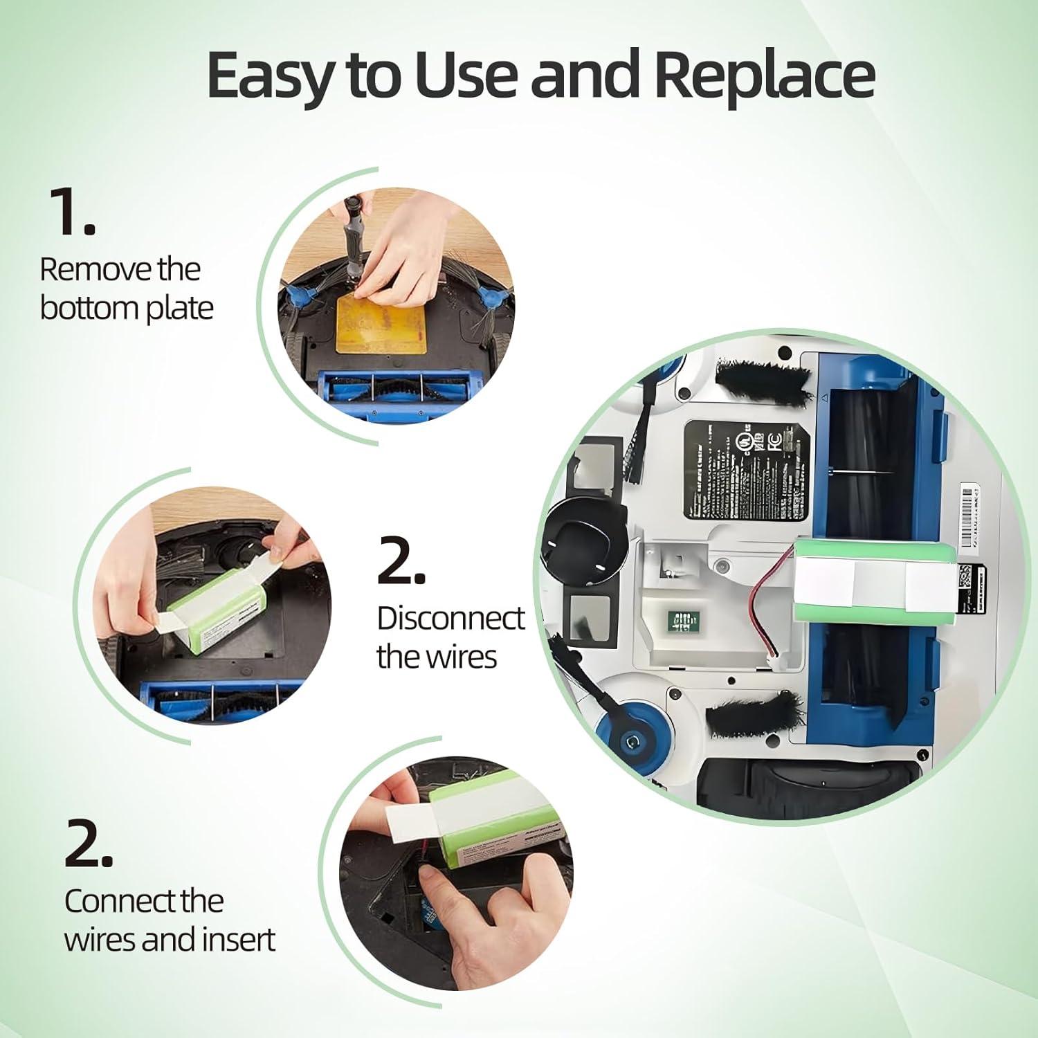 Batería de Reemplazo 14.4V 2.6Ah para Aspiradora Shark