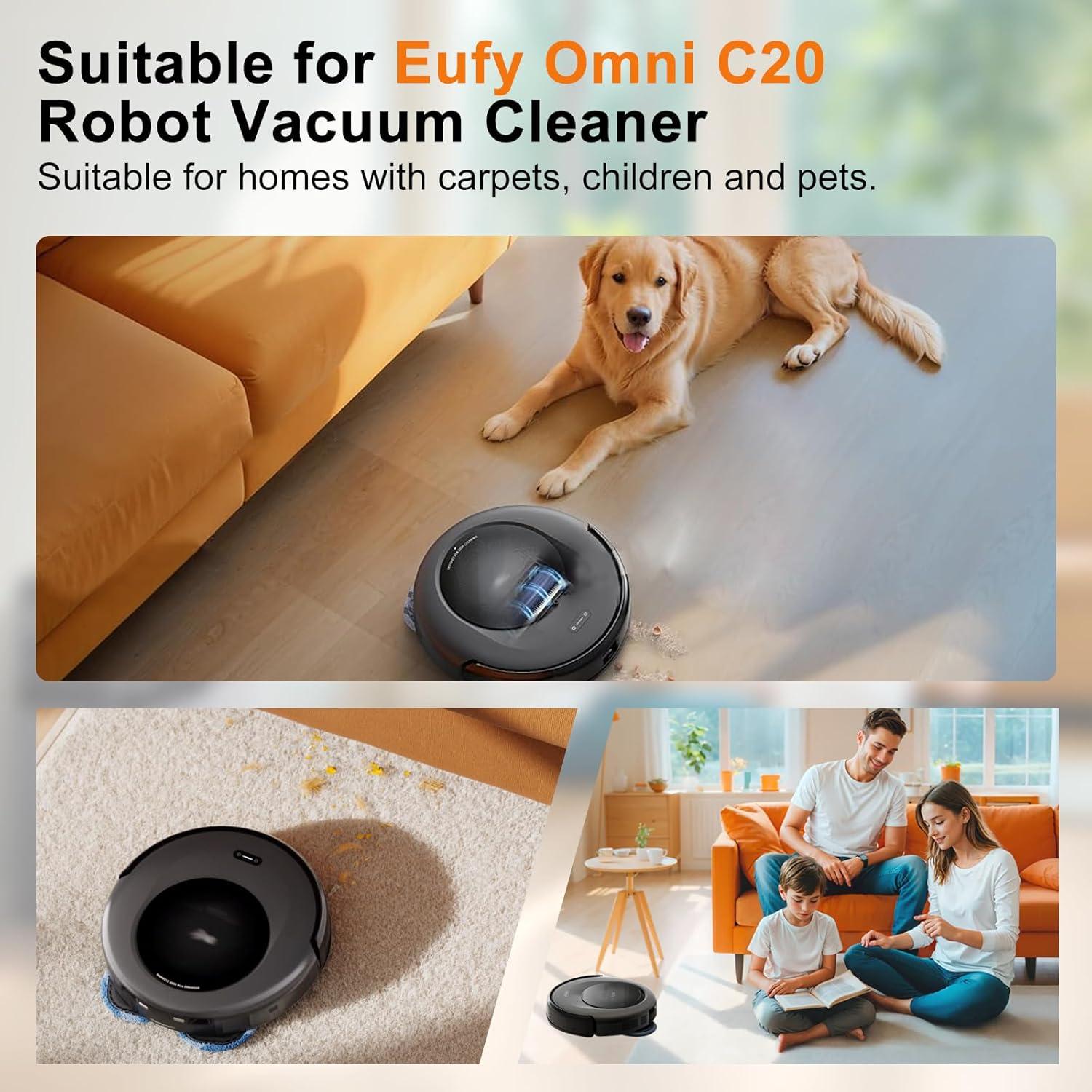 22 Accesorios iRobacc para Eufy Omni C20 Aspiradora Robótica