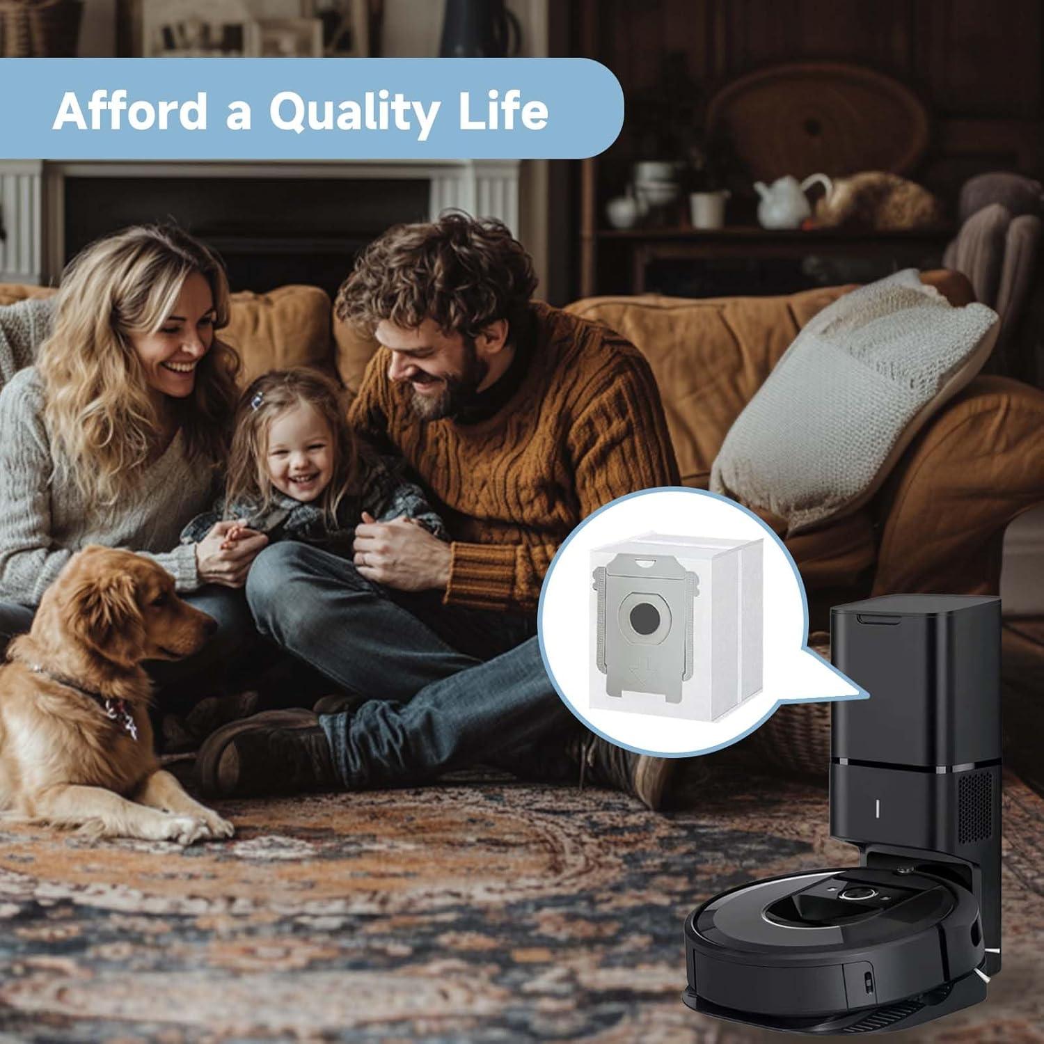 Paquete de 6 Bolsas de Vacío WAIKAS para iRobot Roomba