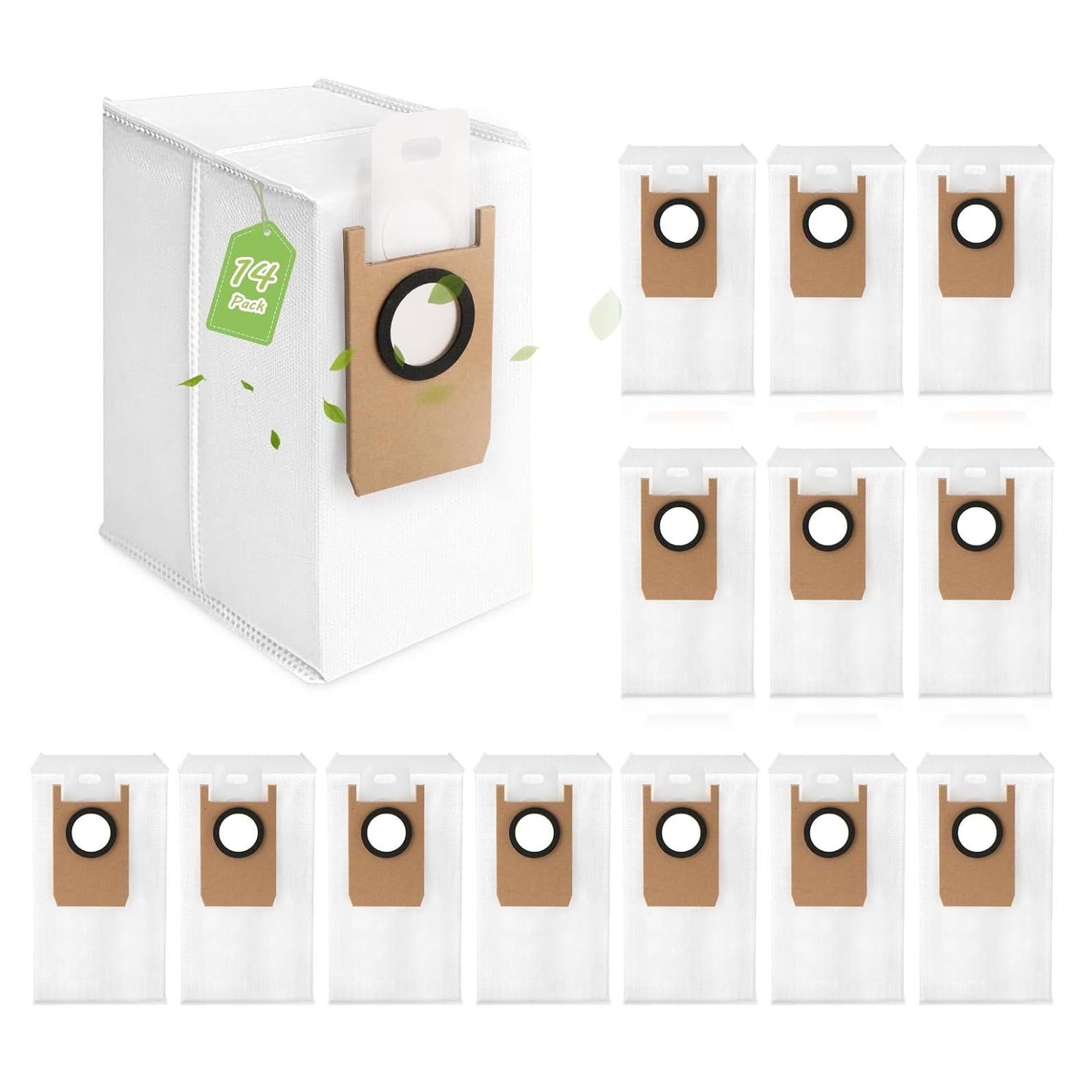 14 Bolsas de Polvo Desechables Eufy Omni S1 Pro 2.7L