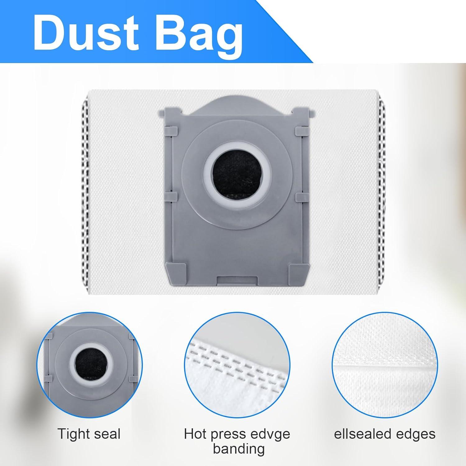 Repuestos para Aspiradora Robot Ecovacs Deebot X9 Pro Omni - 1 Cepillo Principal, 2 Rodillos, 4 Filtros, 4 Bolsas, 4 Cepillos Laterales