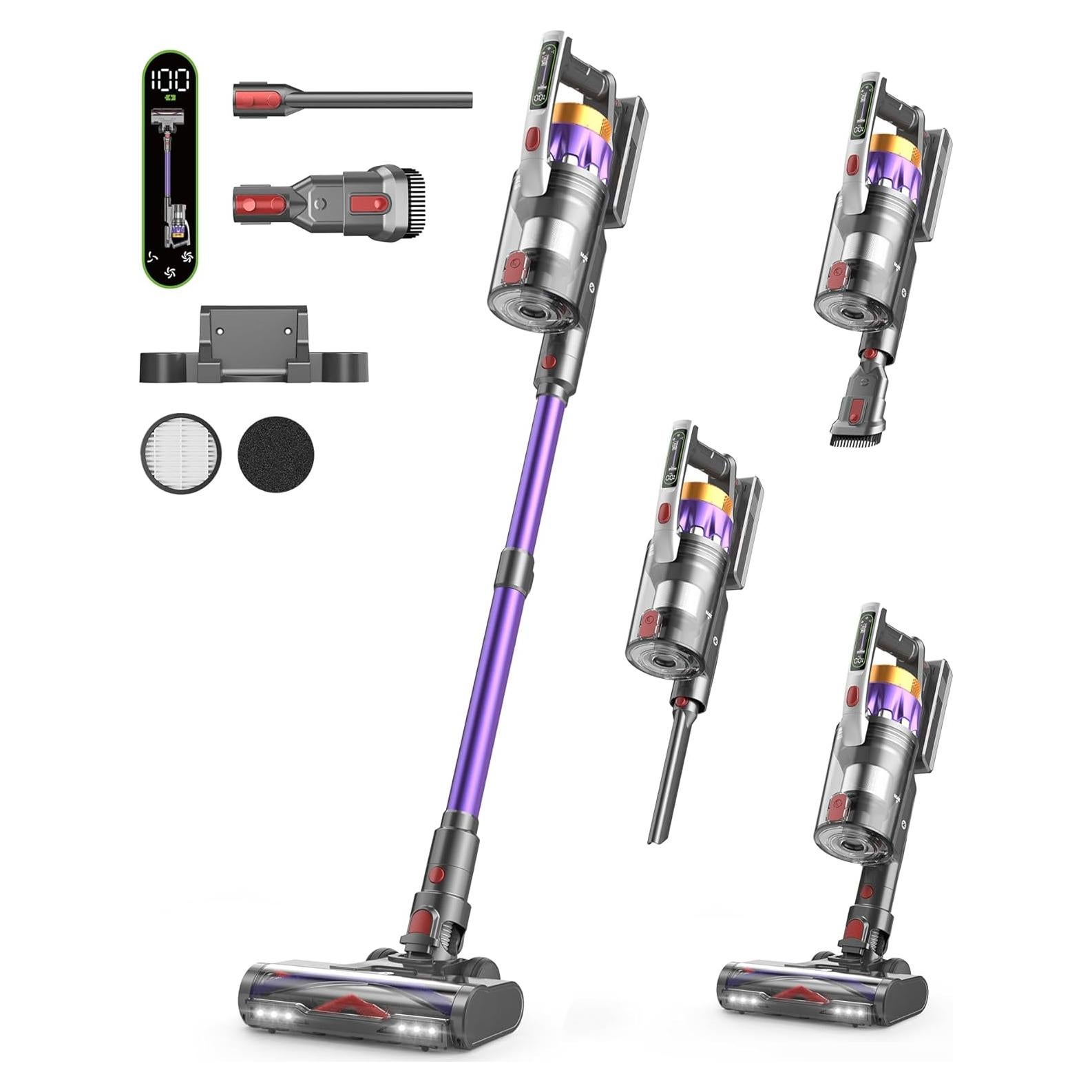 Aspiradora Inalámbrica NADALY N7 580W 48KPA 65Min Recargable