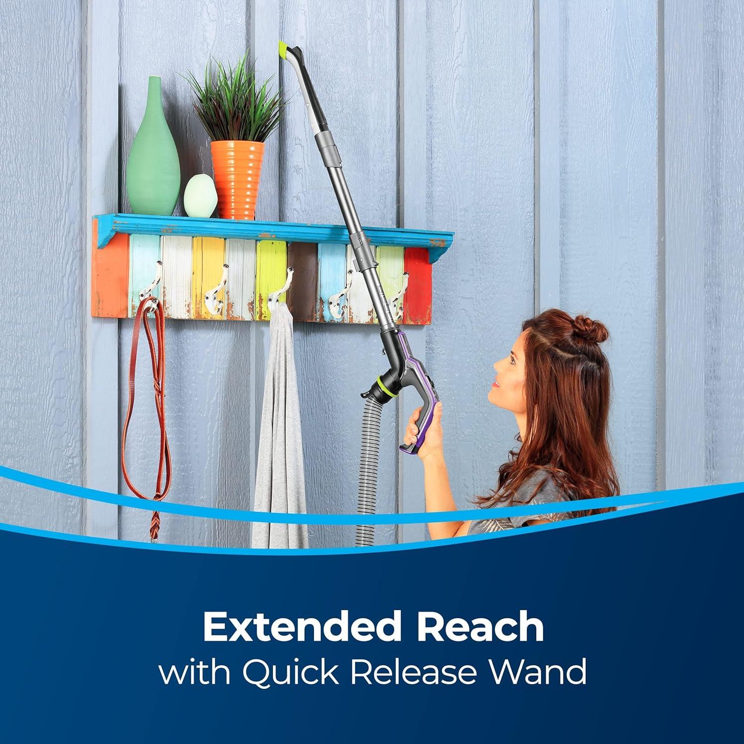 Aspiradora Ligera BISSELL Eliminador de Pelo de Mascotas Turbo Plus