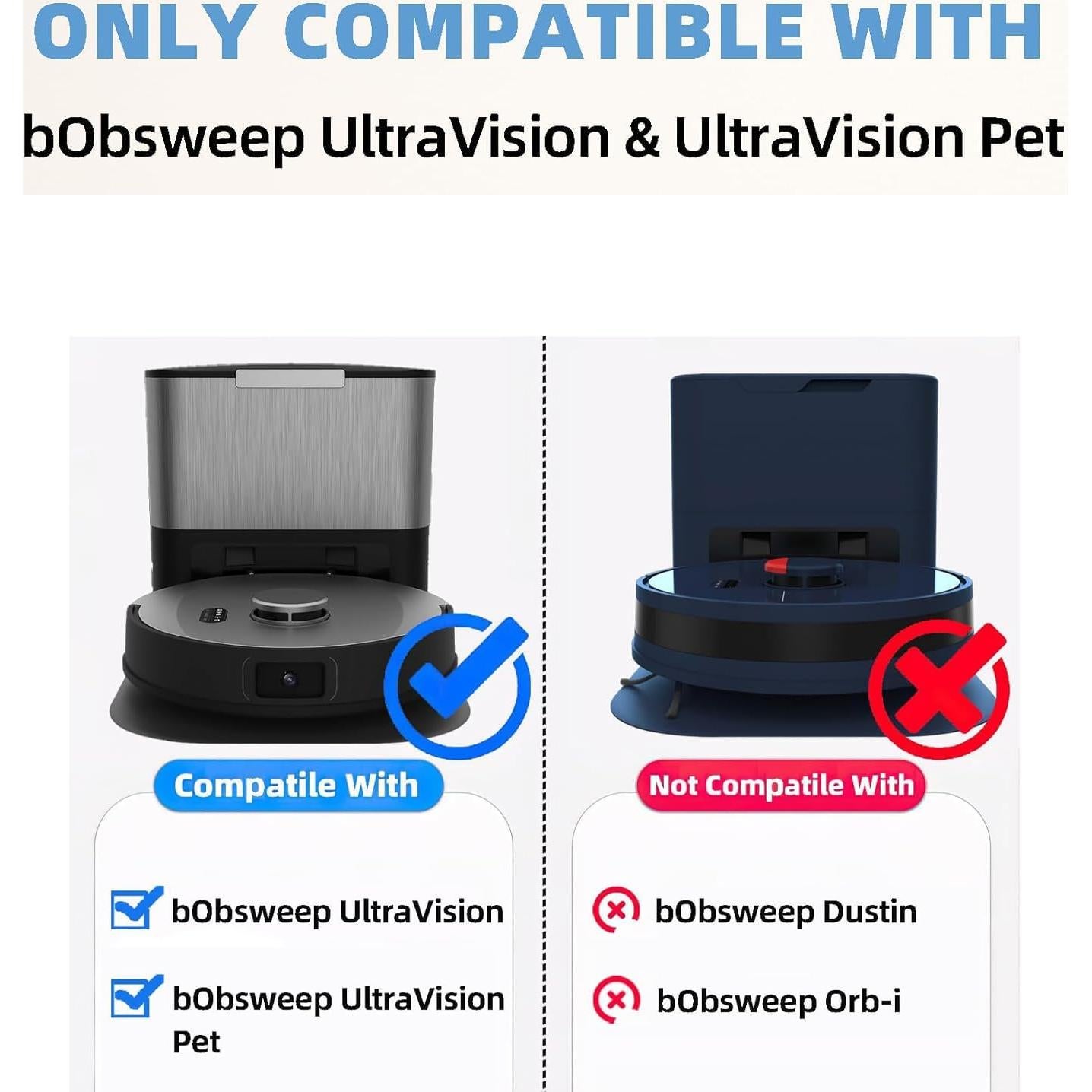 Paquete de 6 Bolsas de Polvo ZXHUANGOH para bObsweep UltraVision