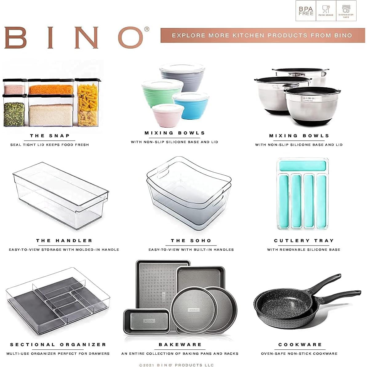 Organizador de Almacenamiento BINO Grande Transparente 30x17.5cm