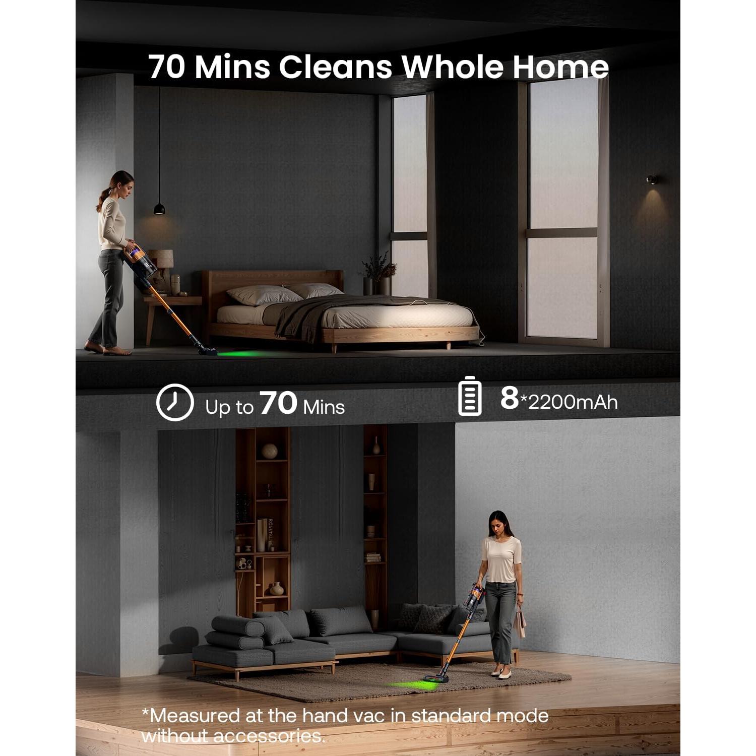 Aspiradora Inalámbrica Trucozie T553 60Kpa 70min para Mascotas