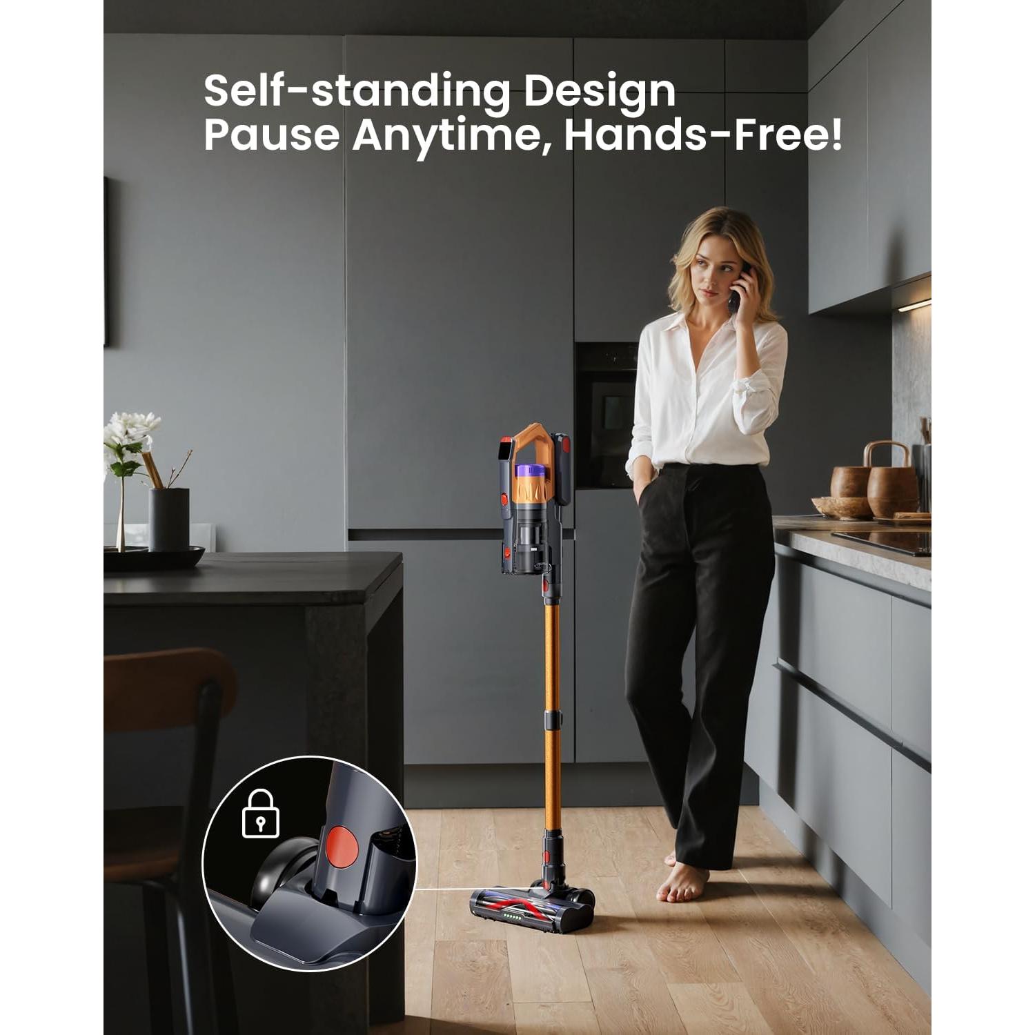 Aspiradora Inalámbrica Trucozie T553 60Kpa 70min para Mascotas