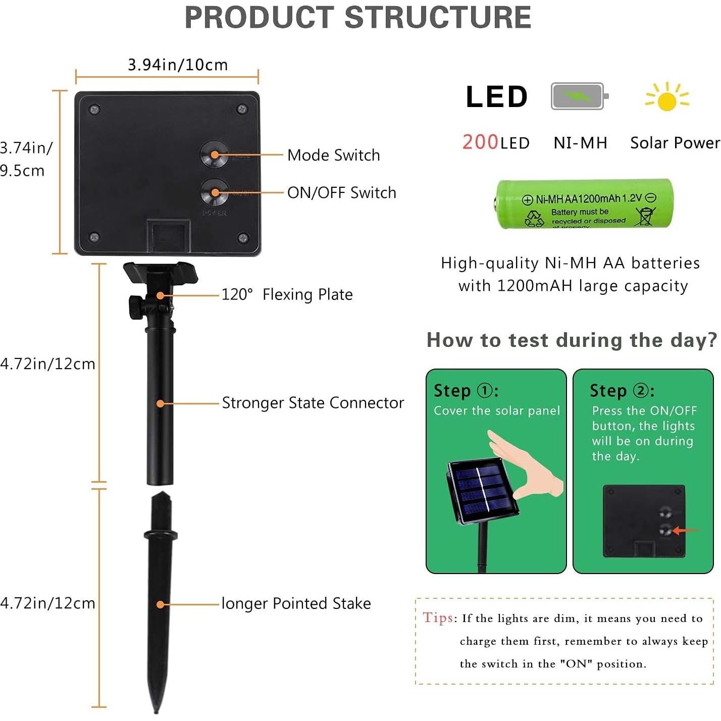 Luces de Cadena Solares 400 LED Rosa Sanjicha Paquete de 2
