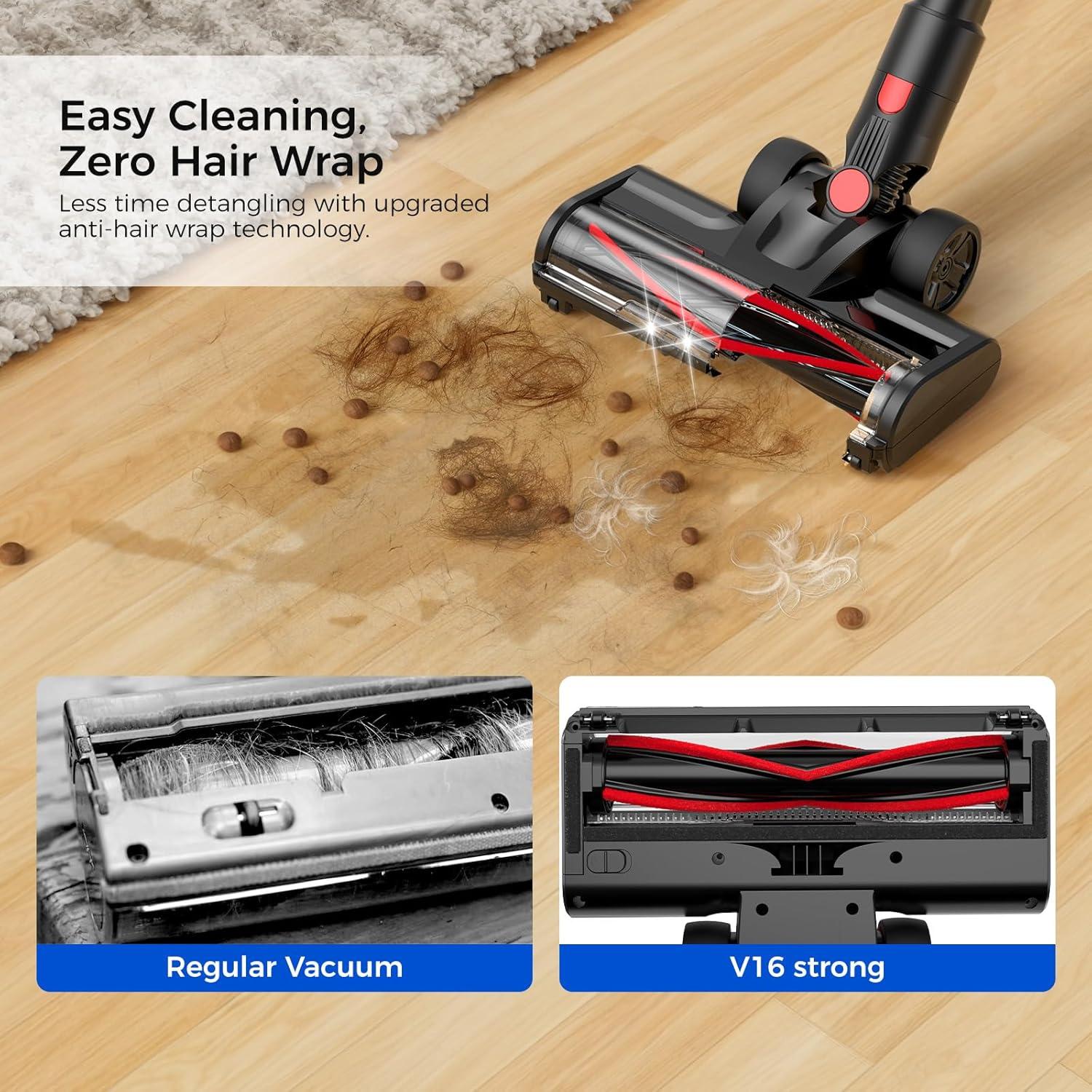 Aspiradora Inalámbrica Teendow V16STRONG 500W 50 Minutos