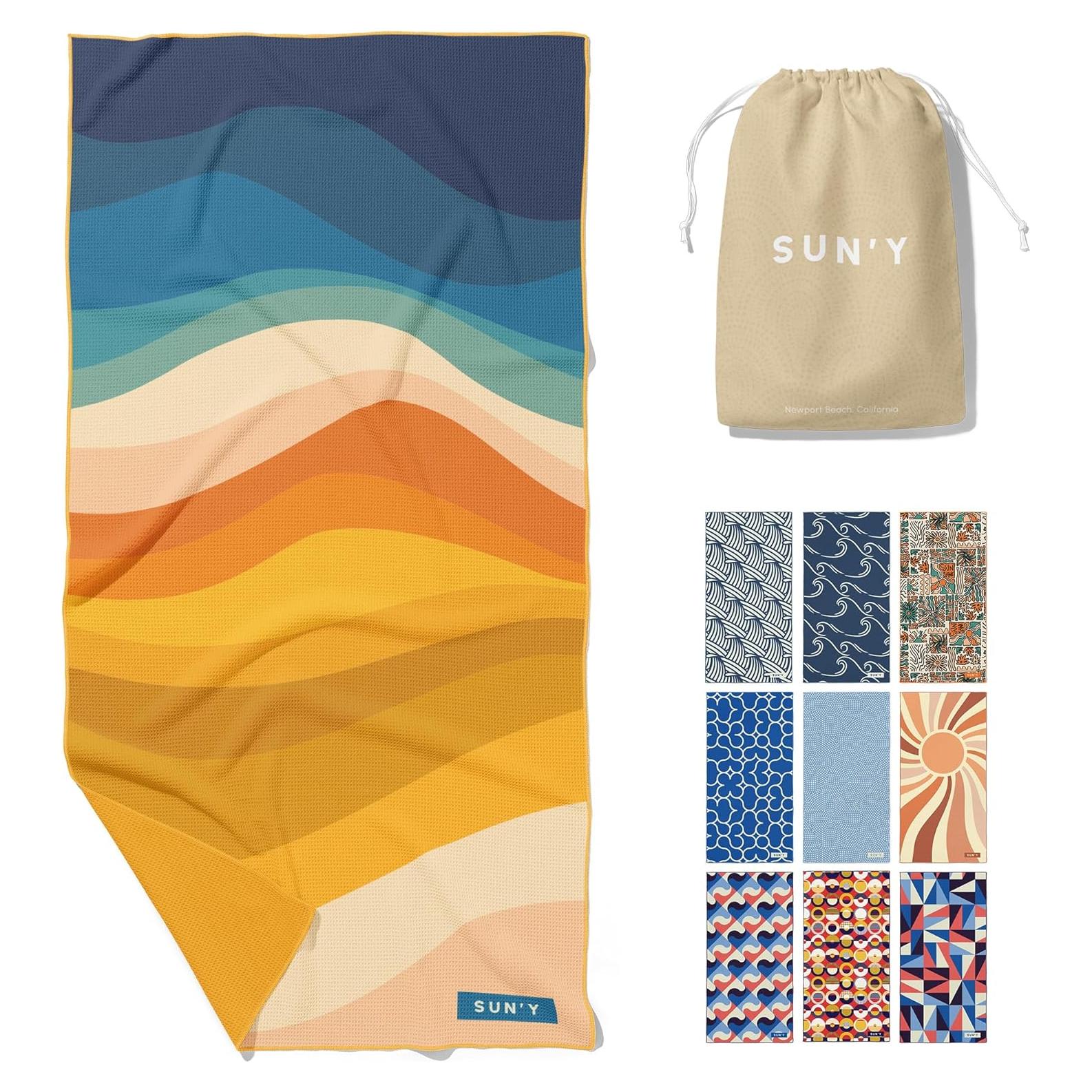 Toalla de Playa Microfibra SUN'Y Grande 160x80 cm - Sin Arena