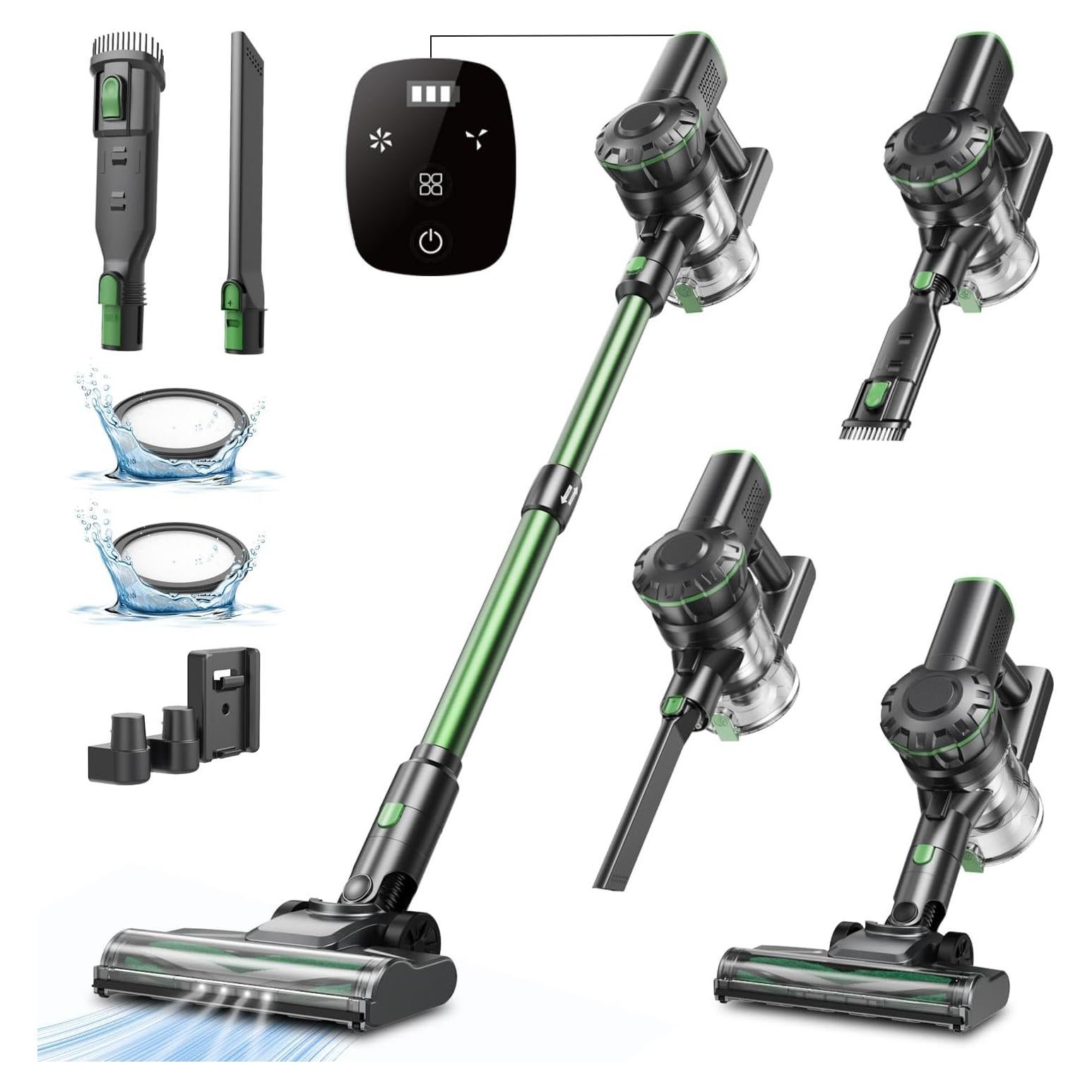 Aspiradora Inalámbrica Vexilar Blitz 550W 45Kpa Verde