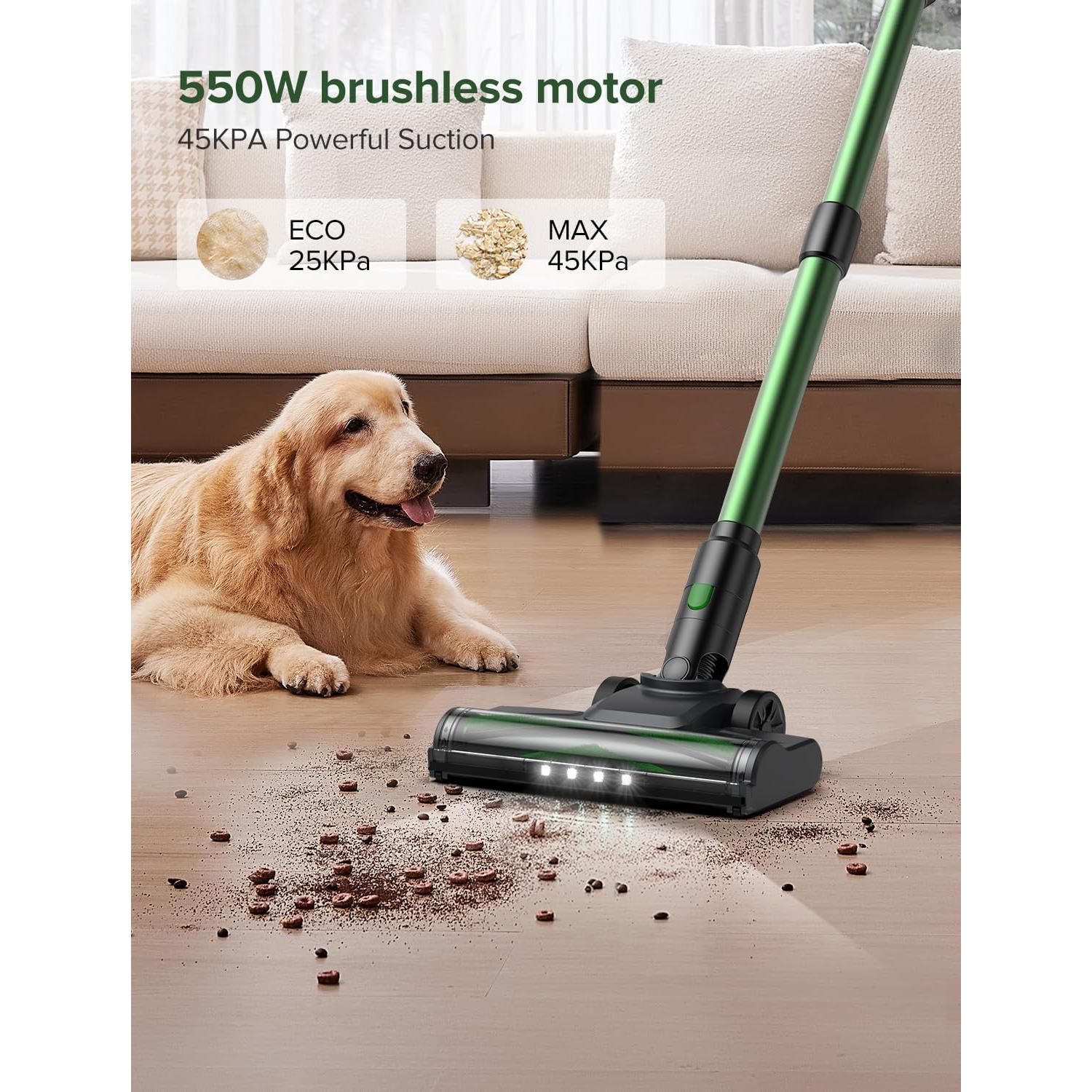 Aspiradora Inalámbrica Vexilar Blitz 550W 45Kpa Verde