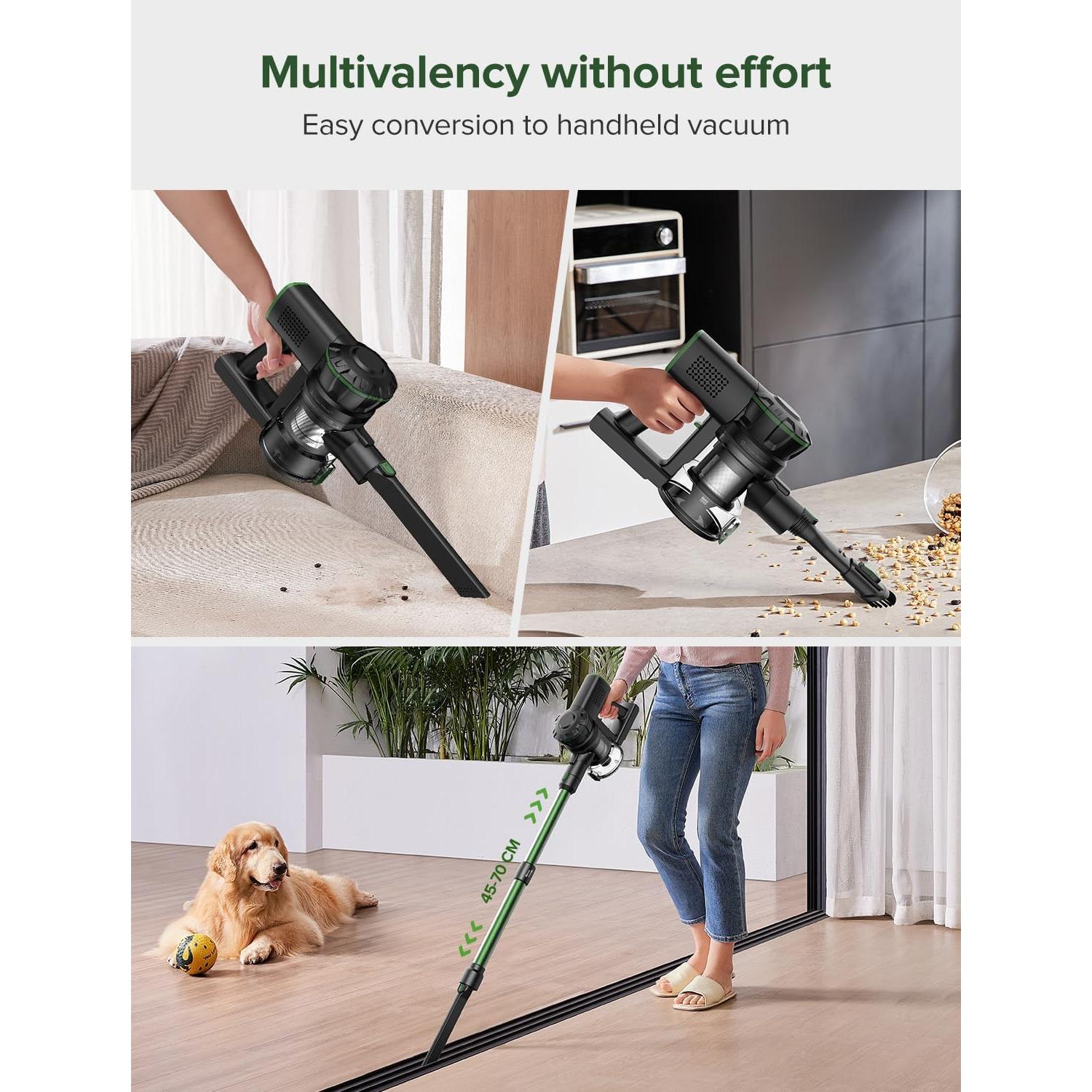 Aspiradora Inalámbrica Vexilar Blitz 550W 45Kpa Verde