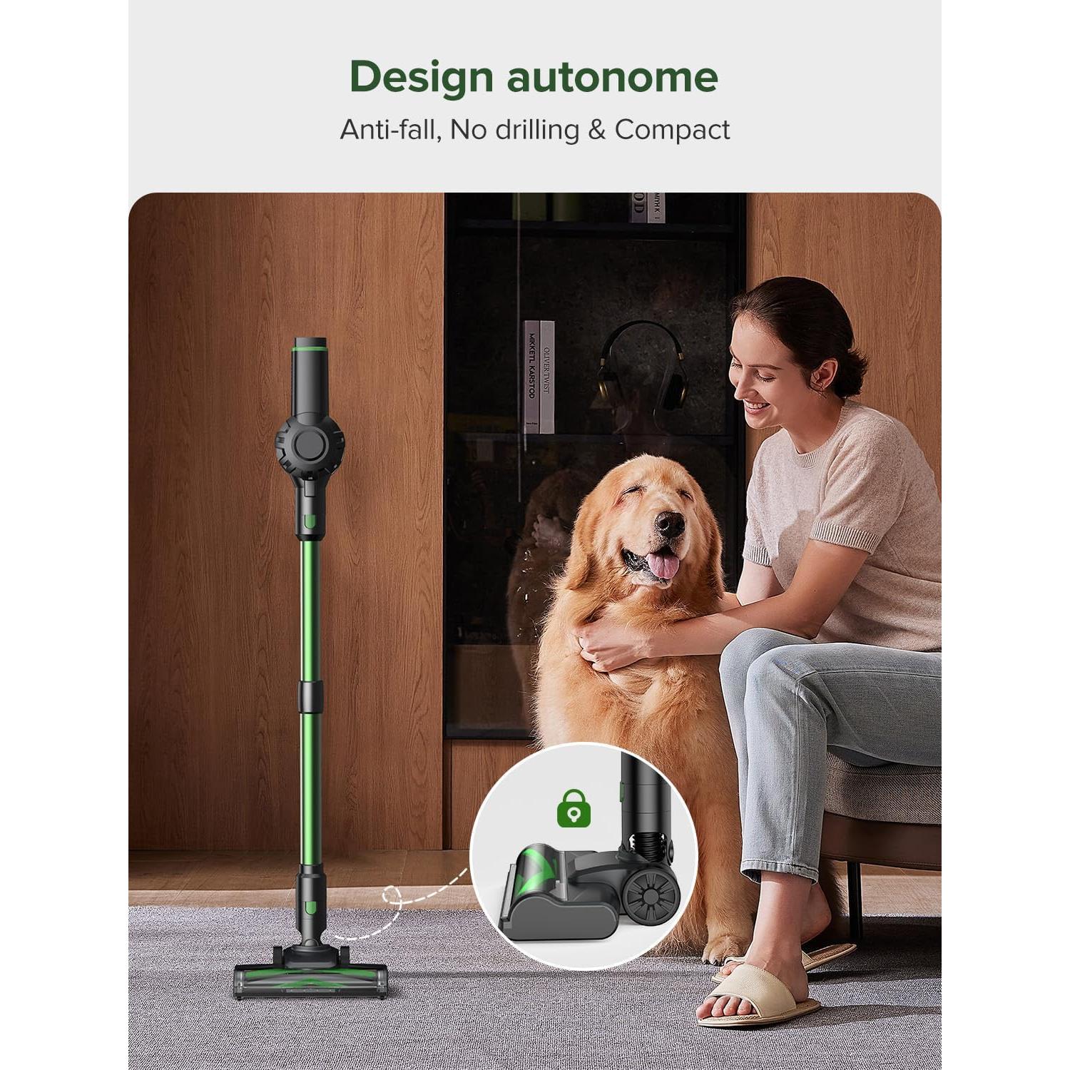 Aspiradora Inalámbrica Vexilar Blitz 550W 45Kpa Verde