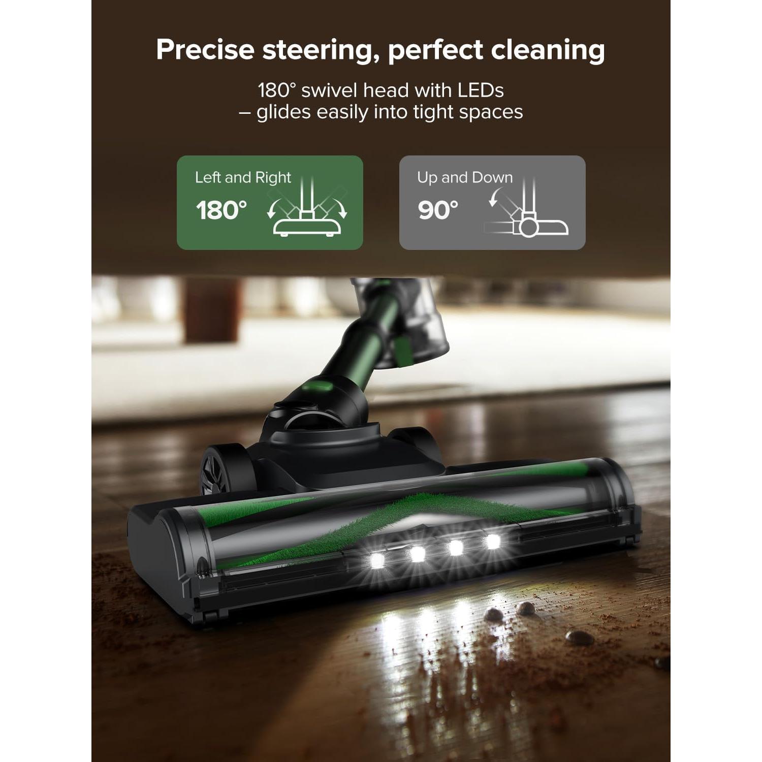 Aspiradora Inalámbrica Vexilar Blitz 550W 45Kpa Verde