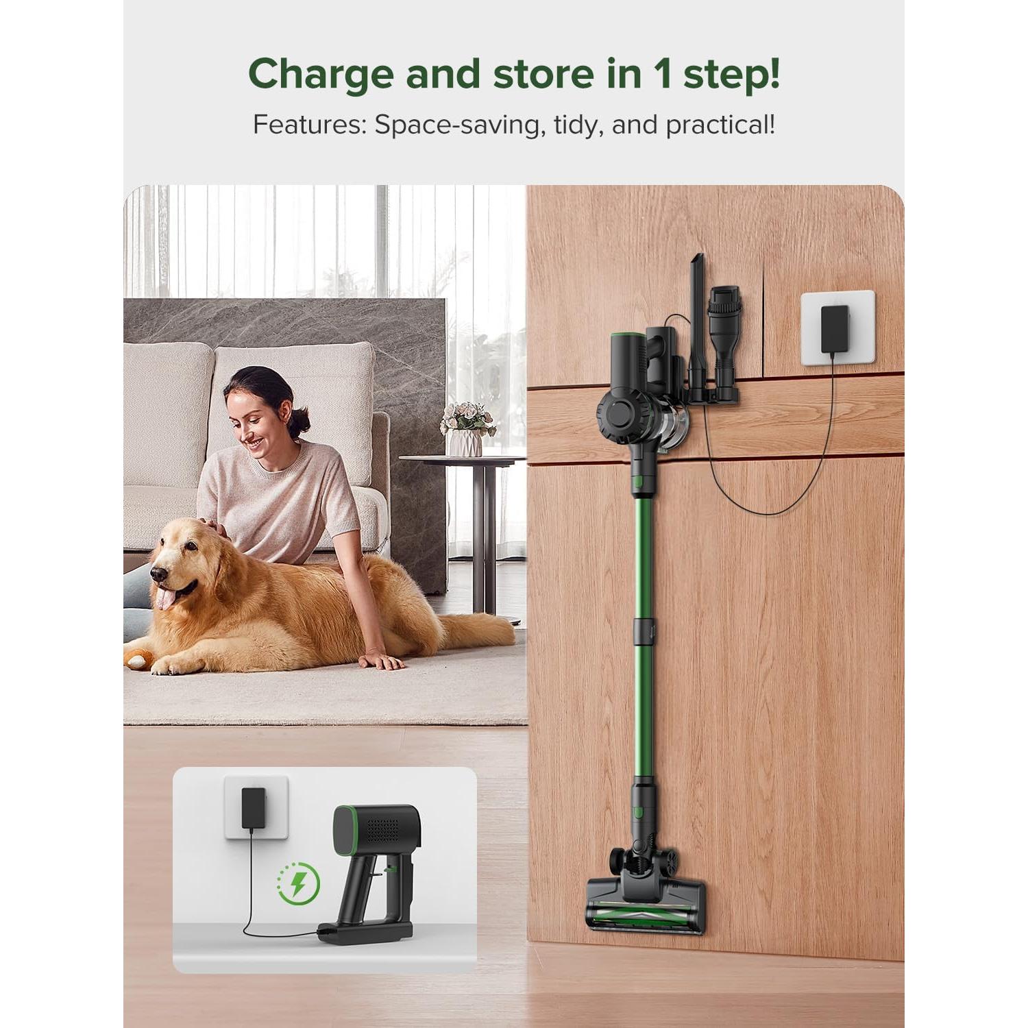 Aspiradora Inalámbrica Vexilar Blitz 550W 45Kpa Verde