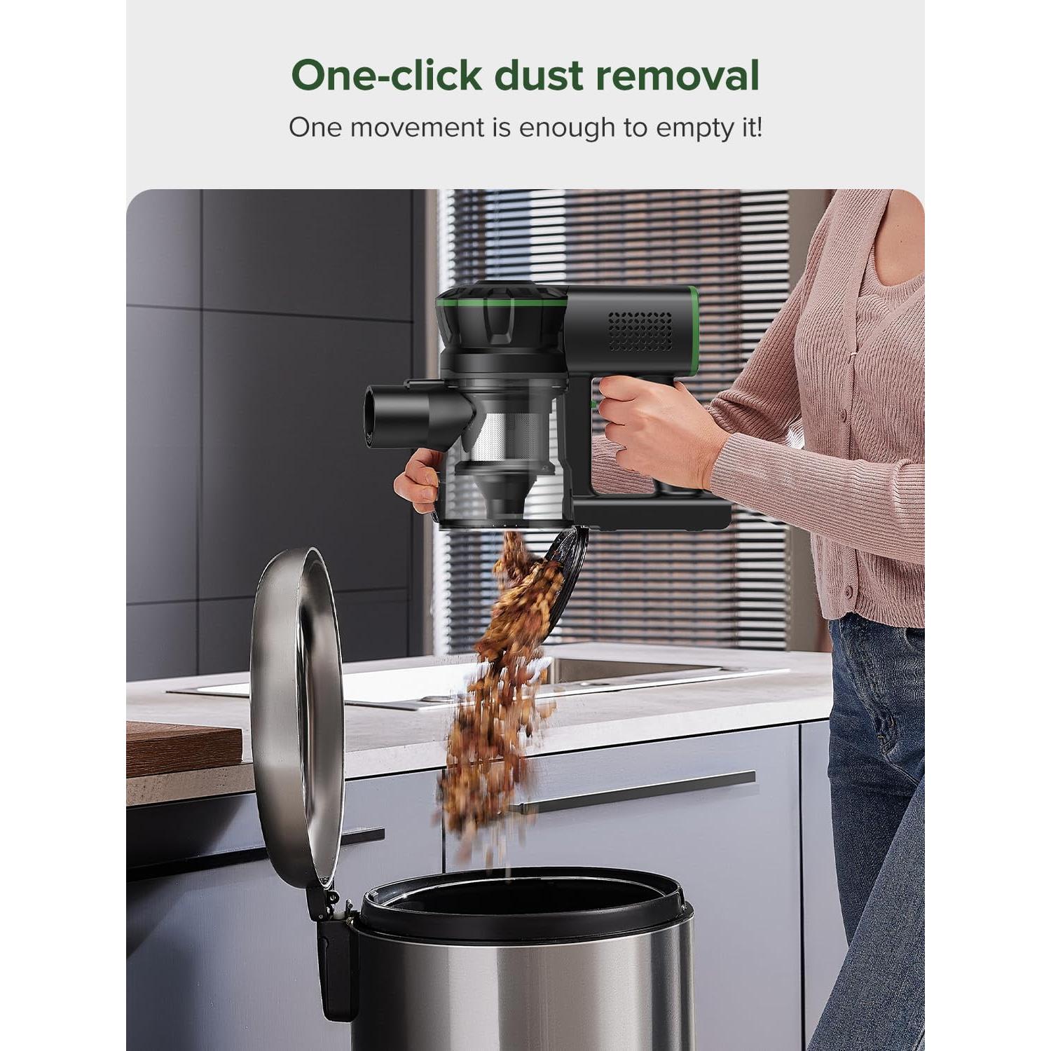 Aspiradora Inalámbrica Vexilar Blitz 550W 45Kpa Verde