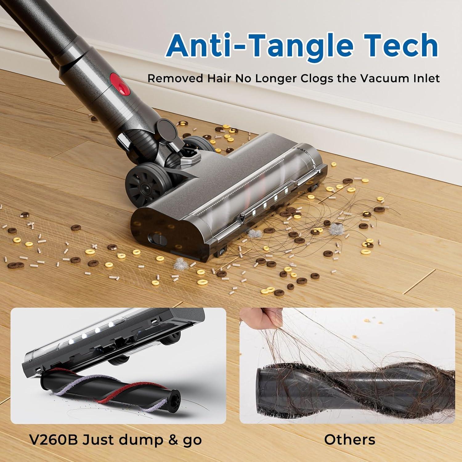 Aspiradora Inalámbrica RONEAIR V260B 0.8L para Mascotas