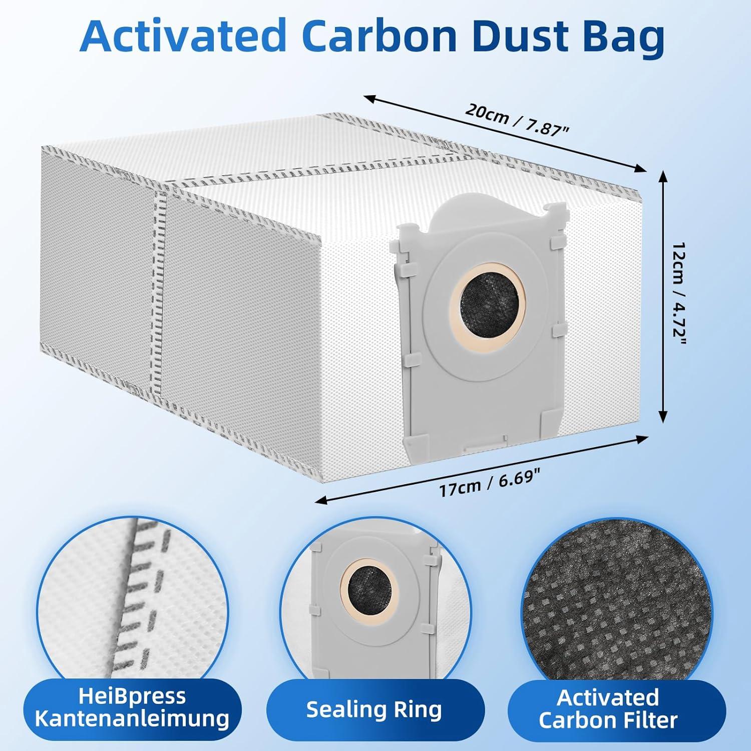 10 Bolsas de Reemplazo ECOVACS DEEBOT X8 PRO OMNI 4L